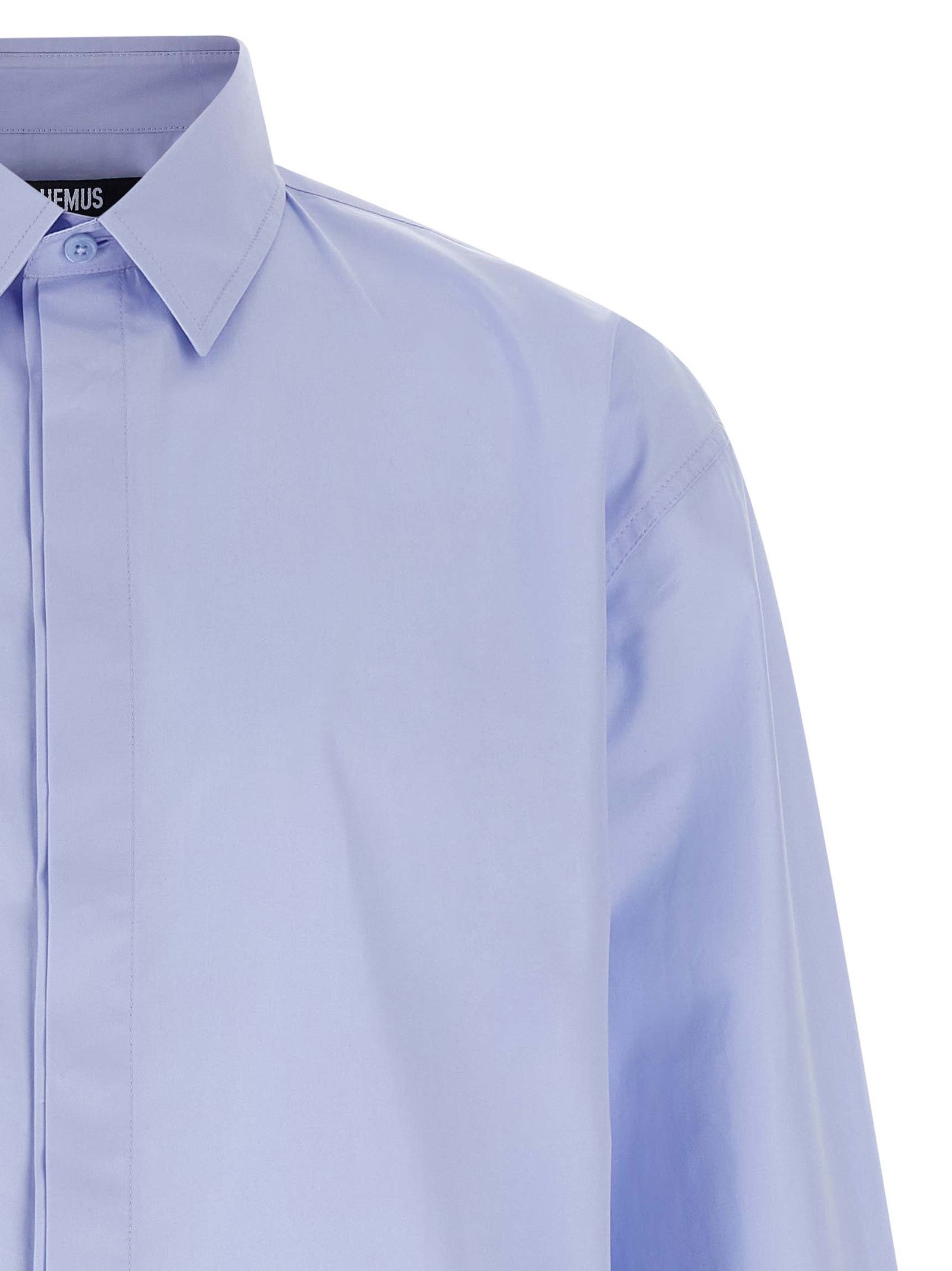 Jacquemus Blue Cotton Blouse Jacquemus