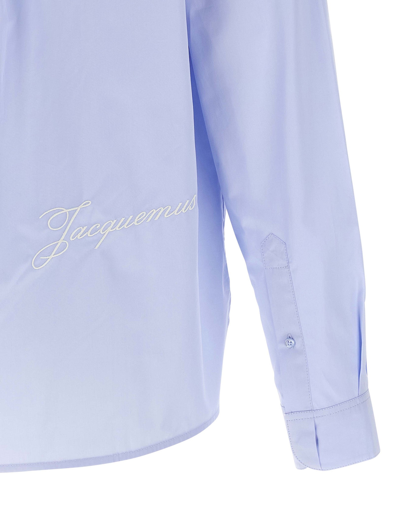 Jacquemus Blue Cotton Blouse Jacquemus