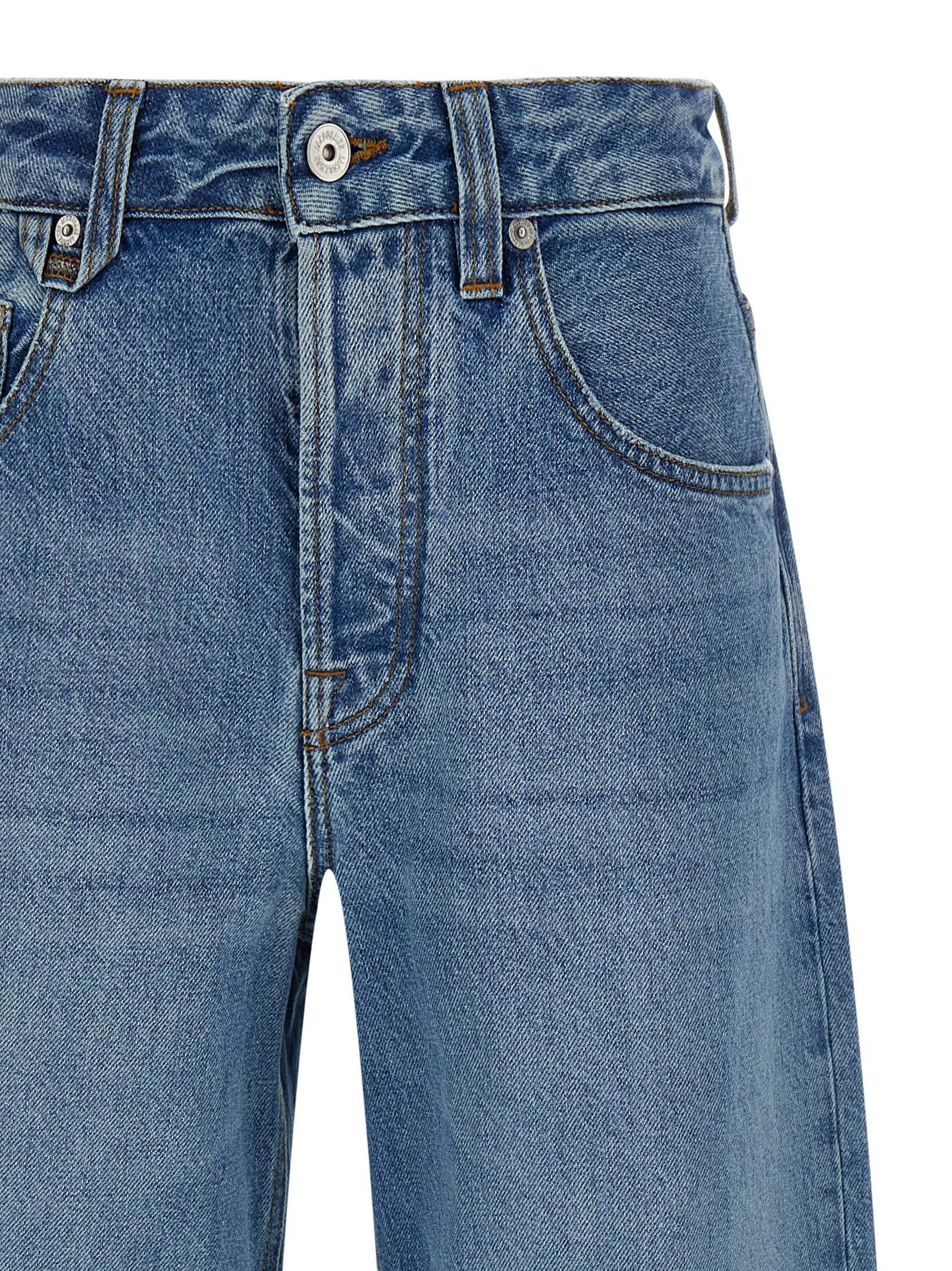 Jacquemus Blue Cotton Jeans Denim Jacquemus