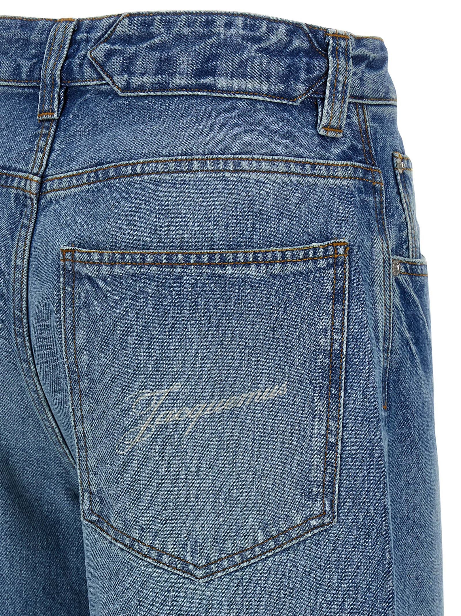 Jacquemus Blue Cotton Jeans Denim Jacquemus