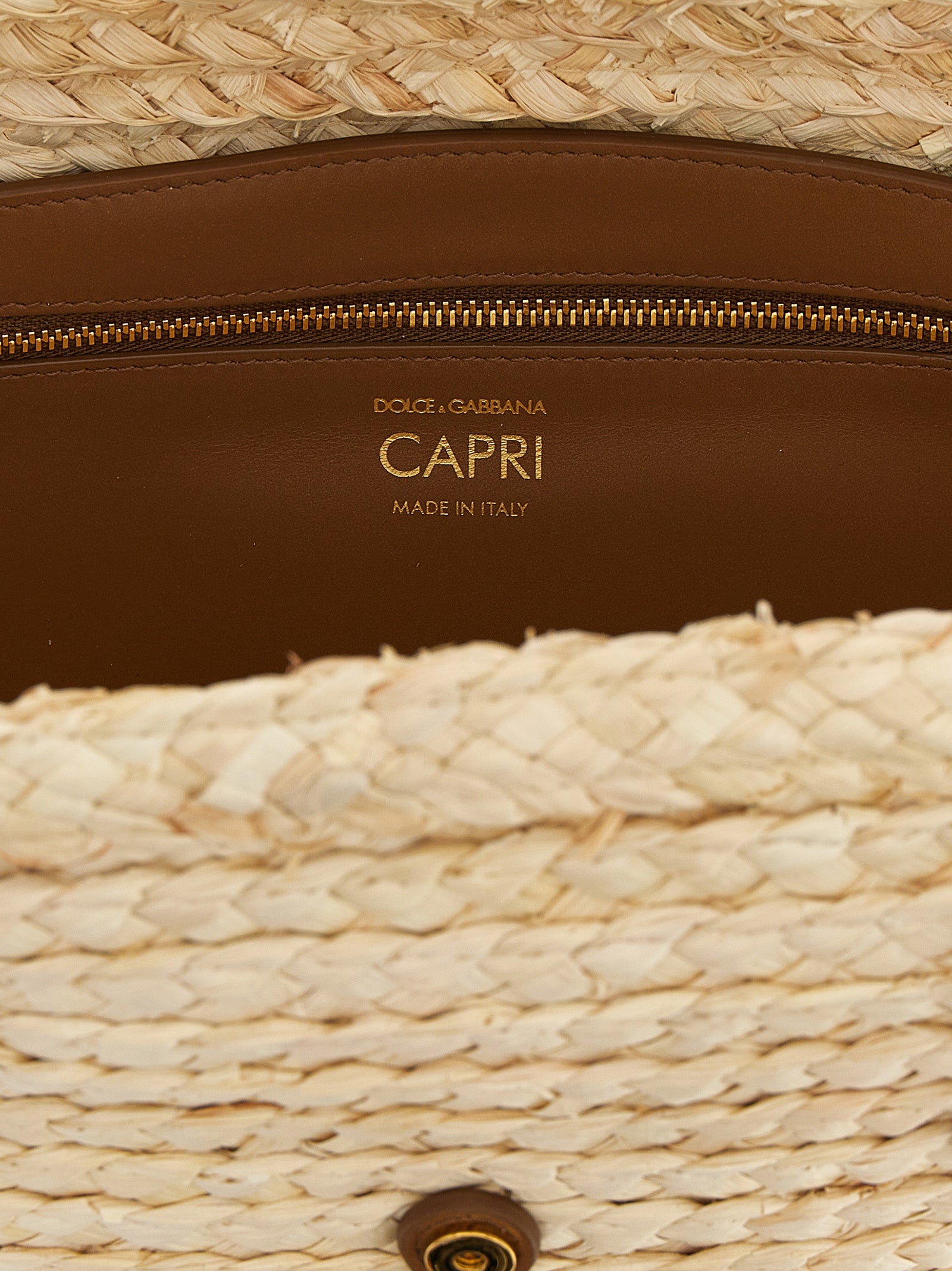 Dolce & Gabbana Beige Cork Shoulder Bag Dolce & Gabbana