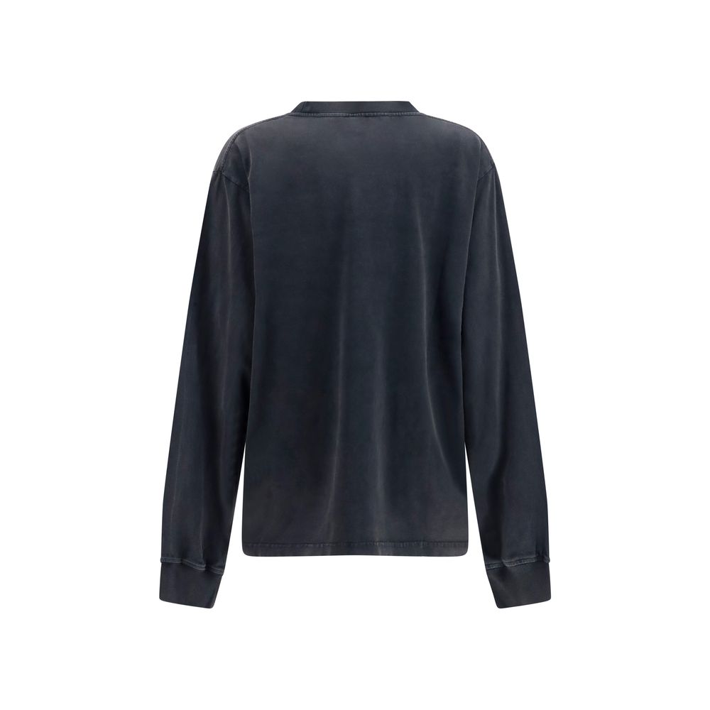 Alexander Wang Black Cotton Sweatshirt Alexander Wang