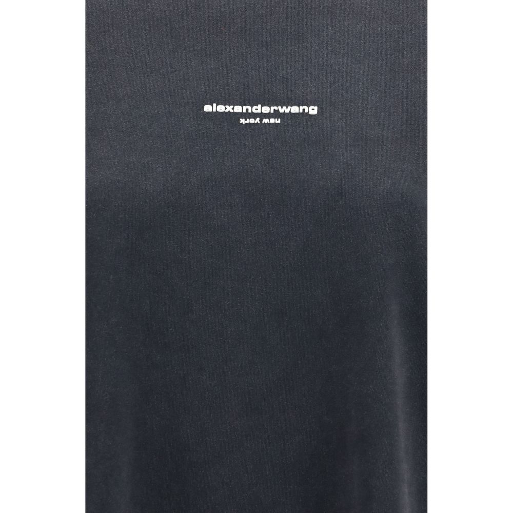 Alexander Wang Black Cotton Sweatshirt Alexander Wang