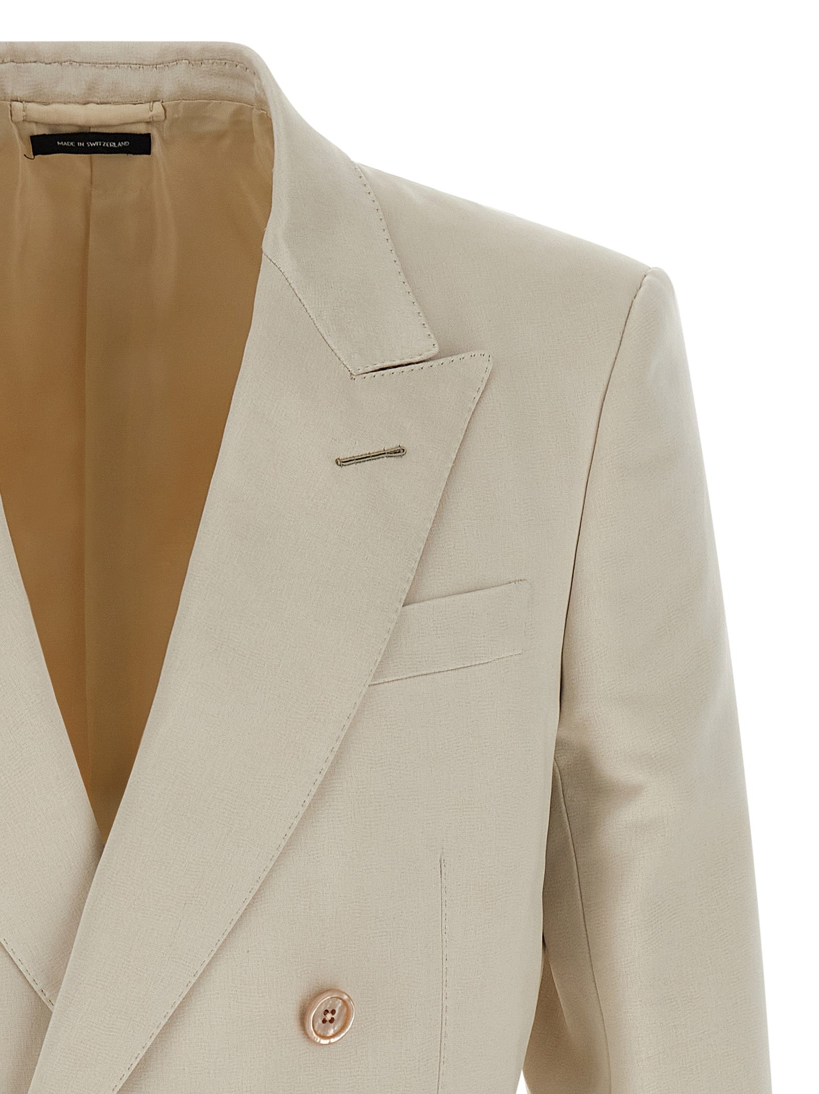 Tom Ford Beige Cotton Blazer Tom Ford