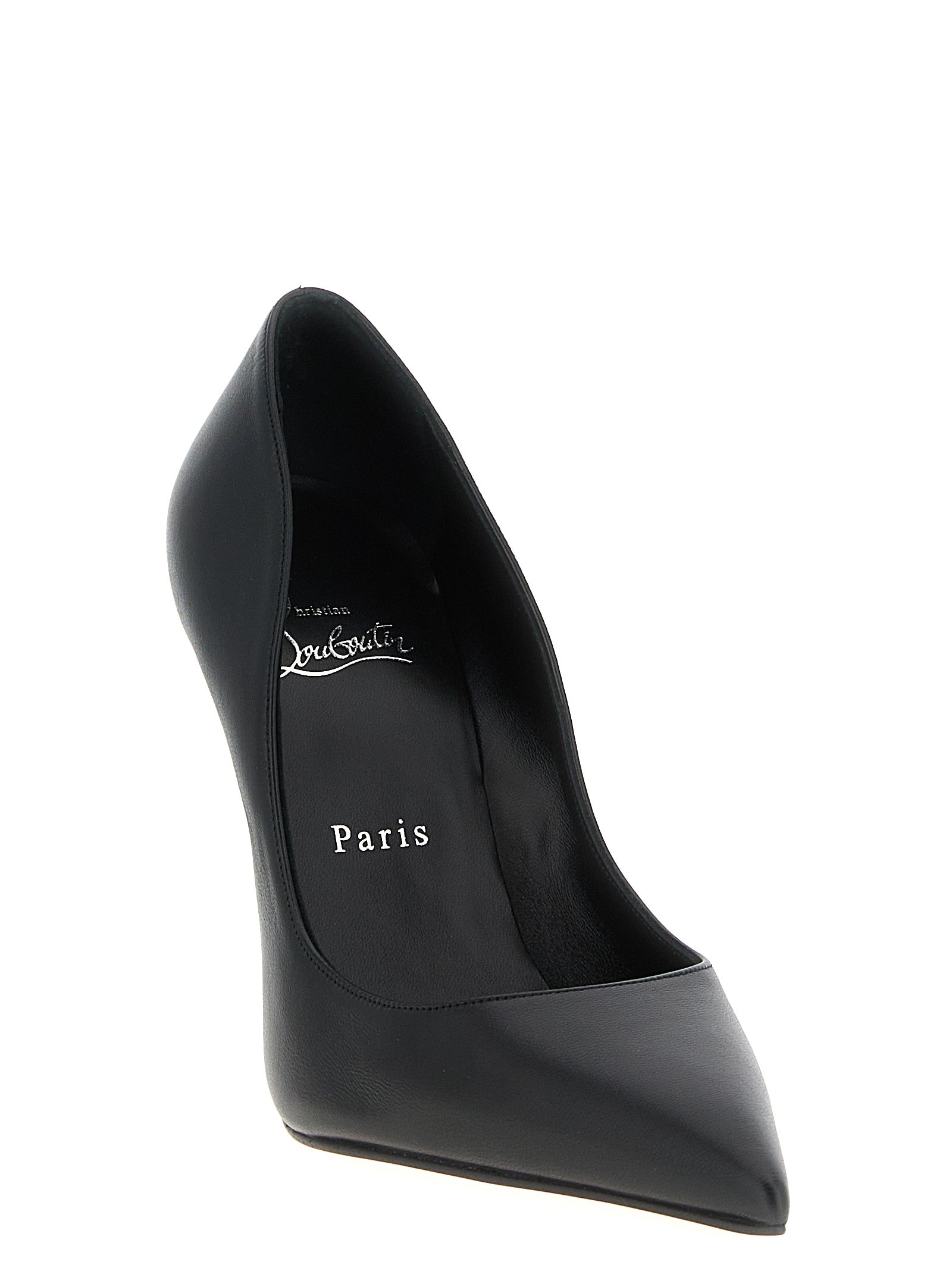 Christian Louboutin Black Lamb Leather High Heel Pumps Christian Louboutin
