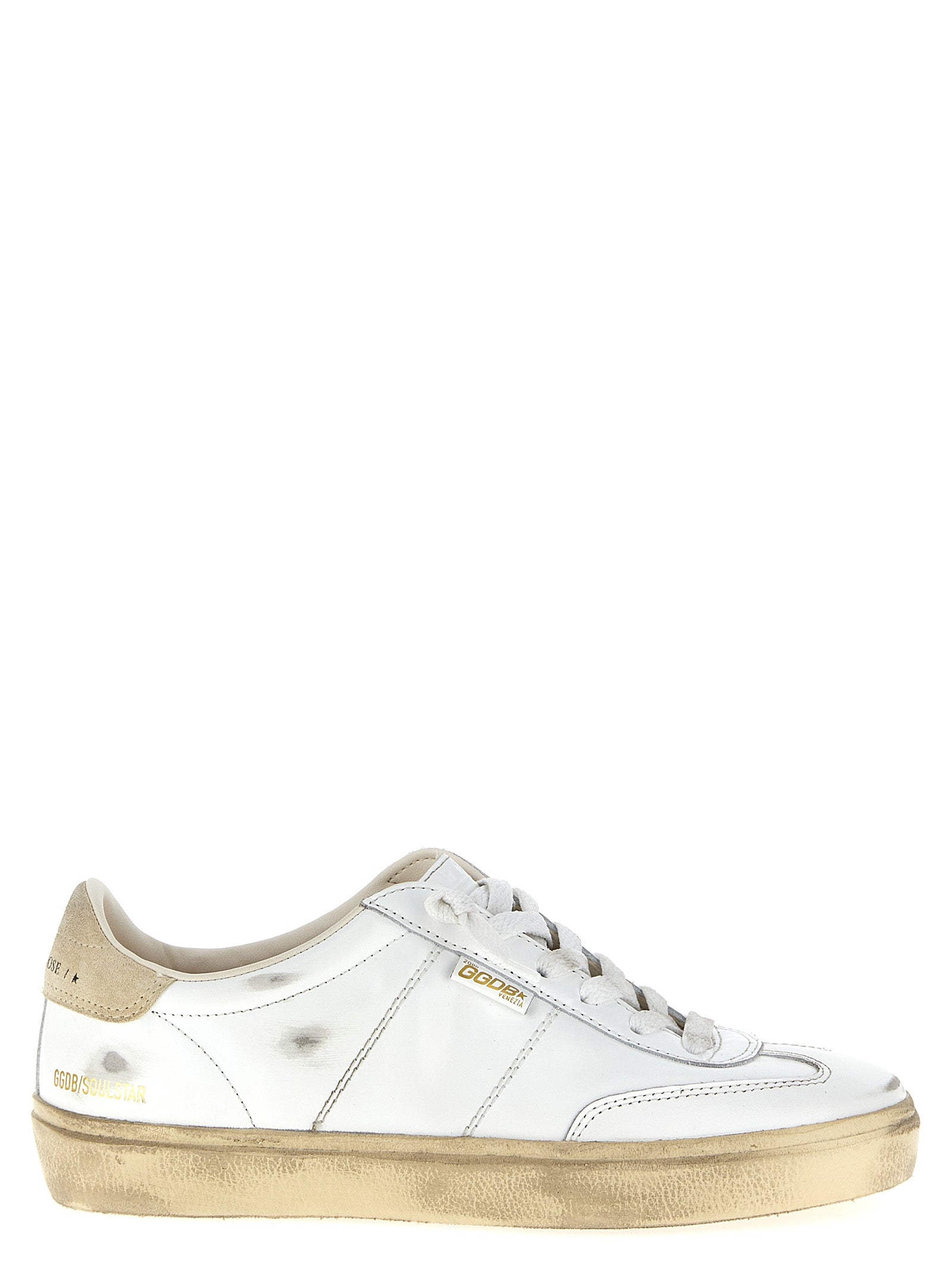 Golden Goose White Cowhide Sneakers Golden Goose