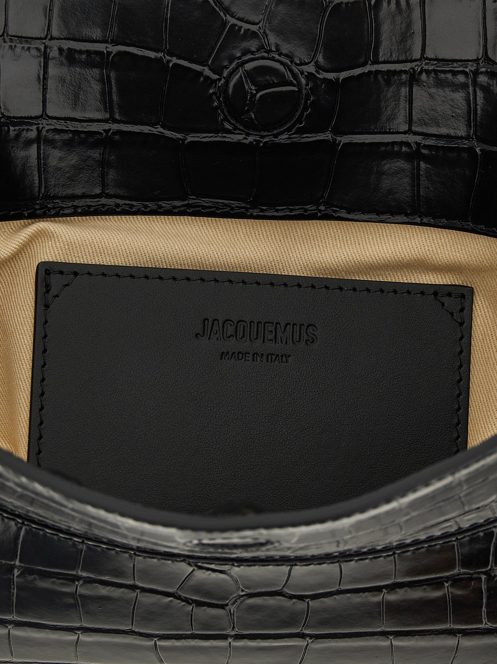 Jacquemus Black Calfskin Shoulder Bag Jacquemus