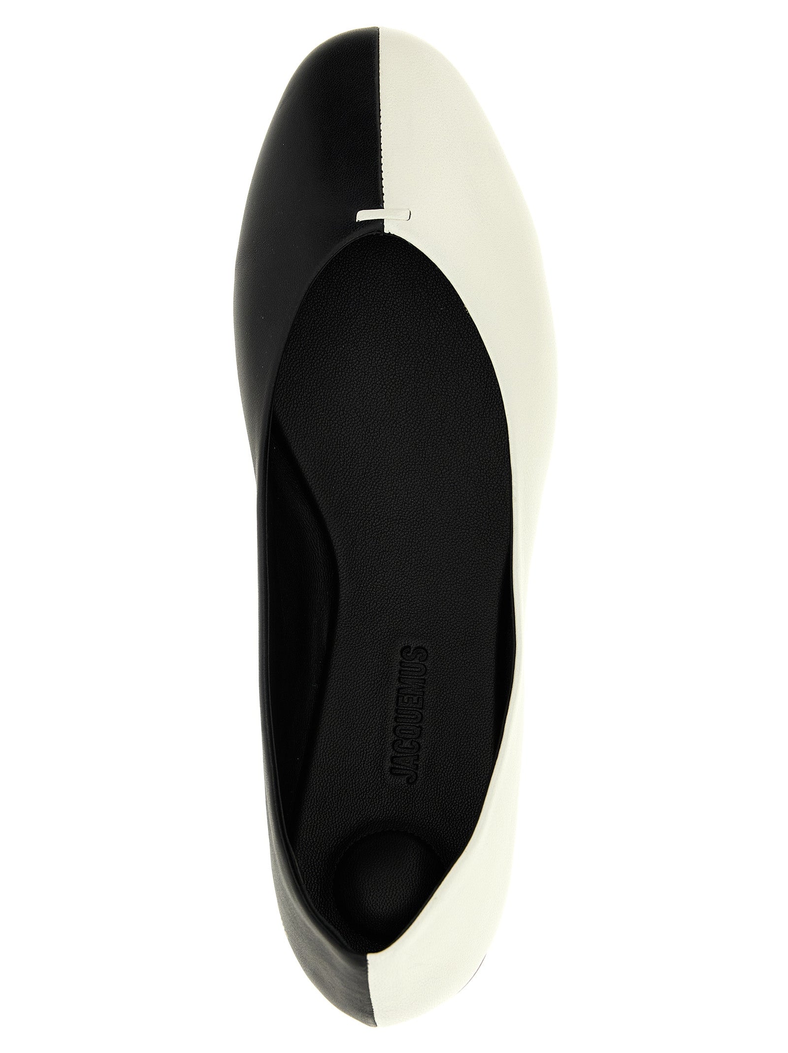 Jacquemus Bicolor Lamb Leather Ballet Flats Jacquemus