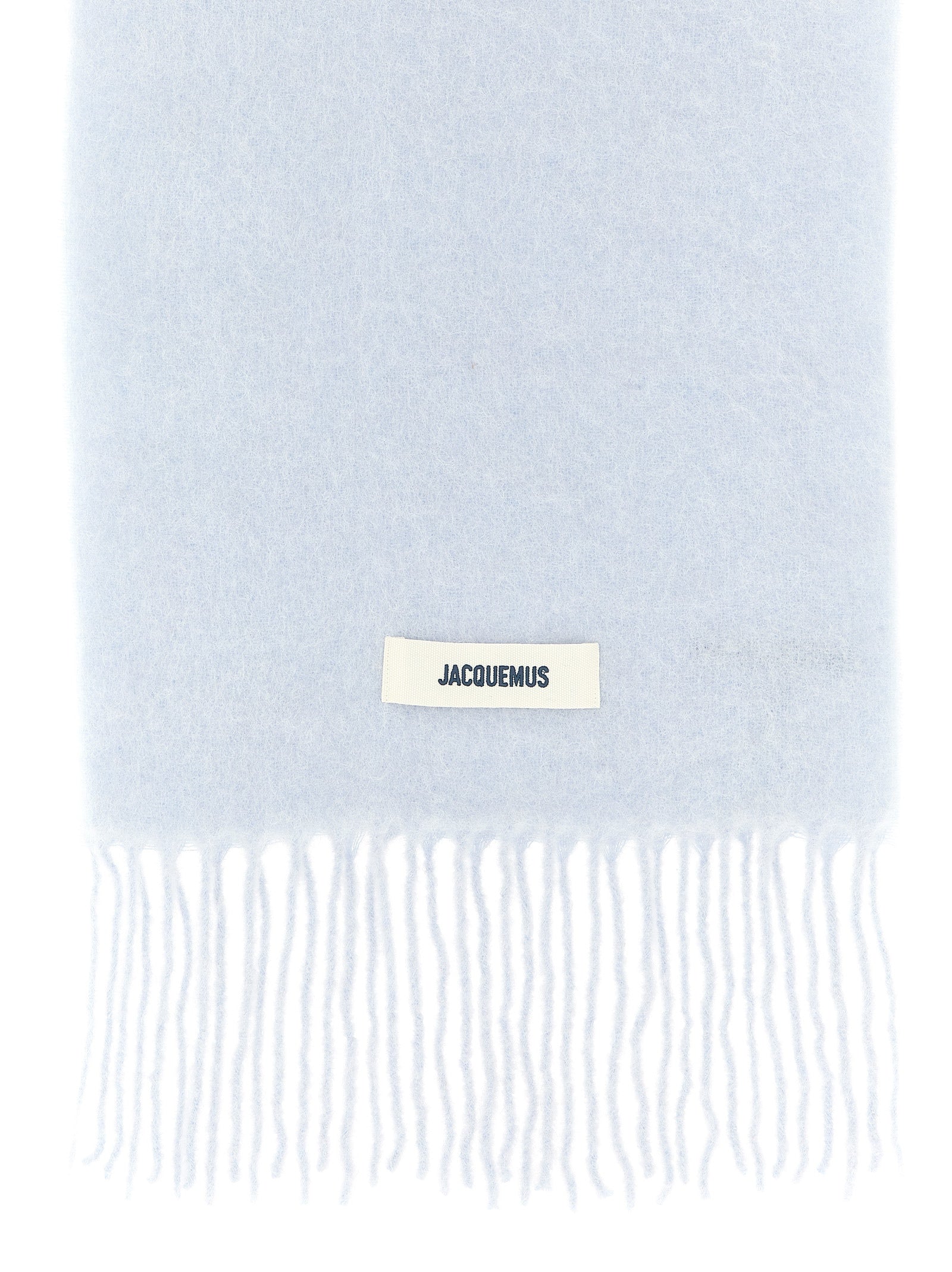 Jacquemus Blue Alpaca Leather Scarf Jacquemus