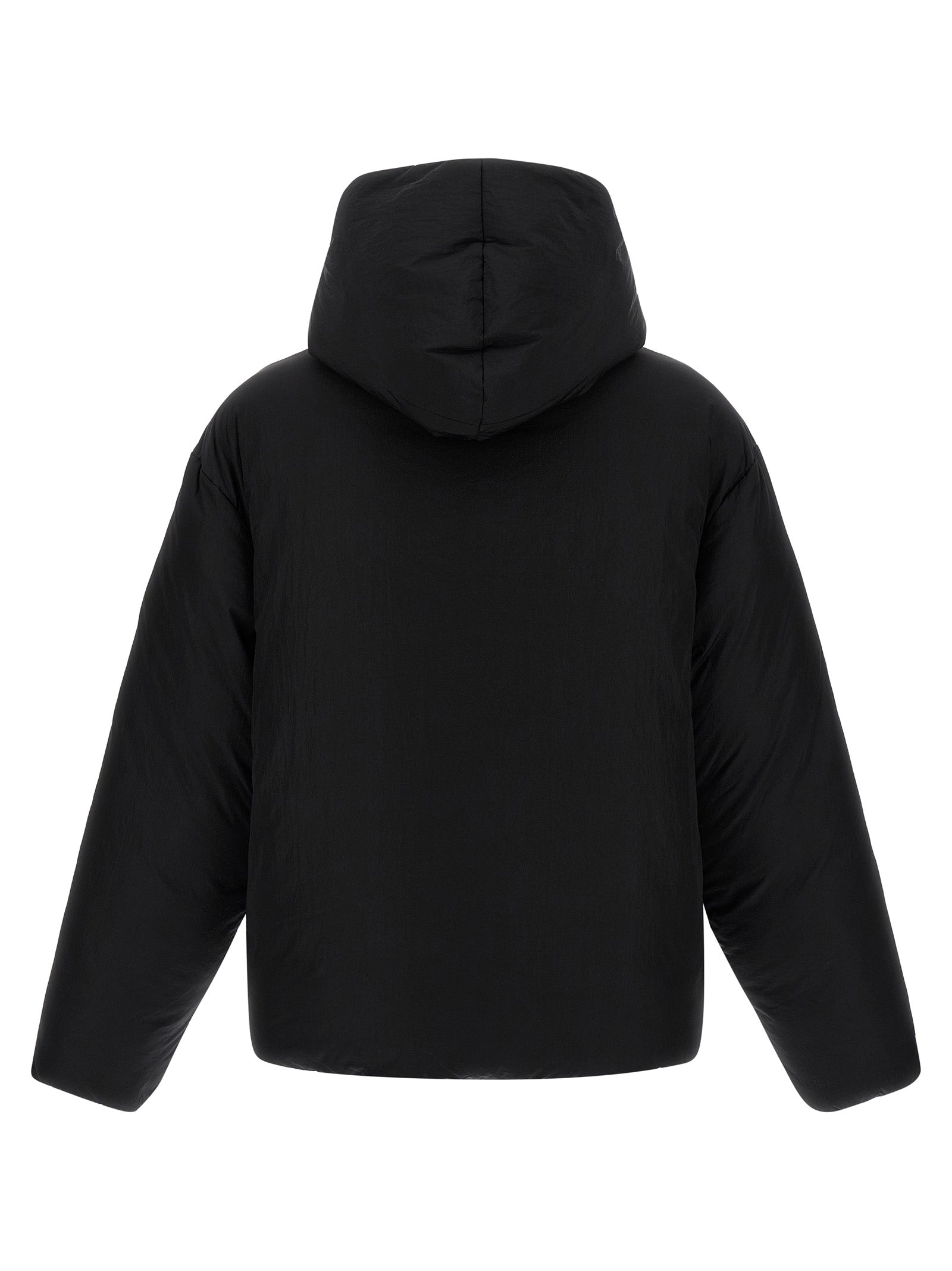 Jacquemus Black Polyamide Full-Length Jacket Jacquemus