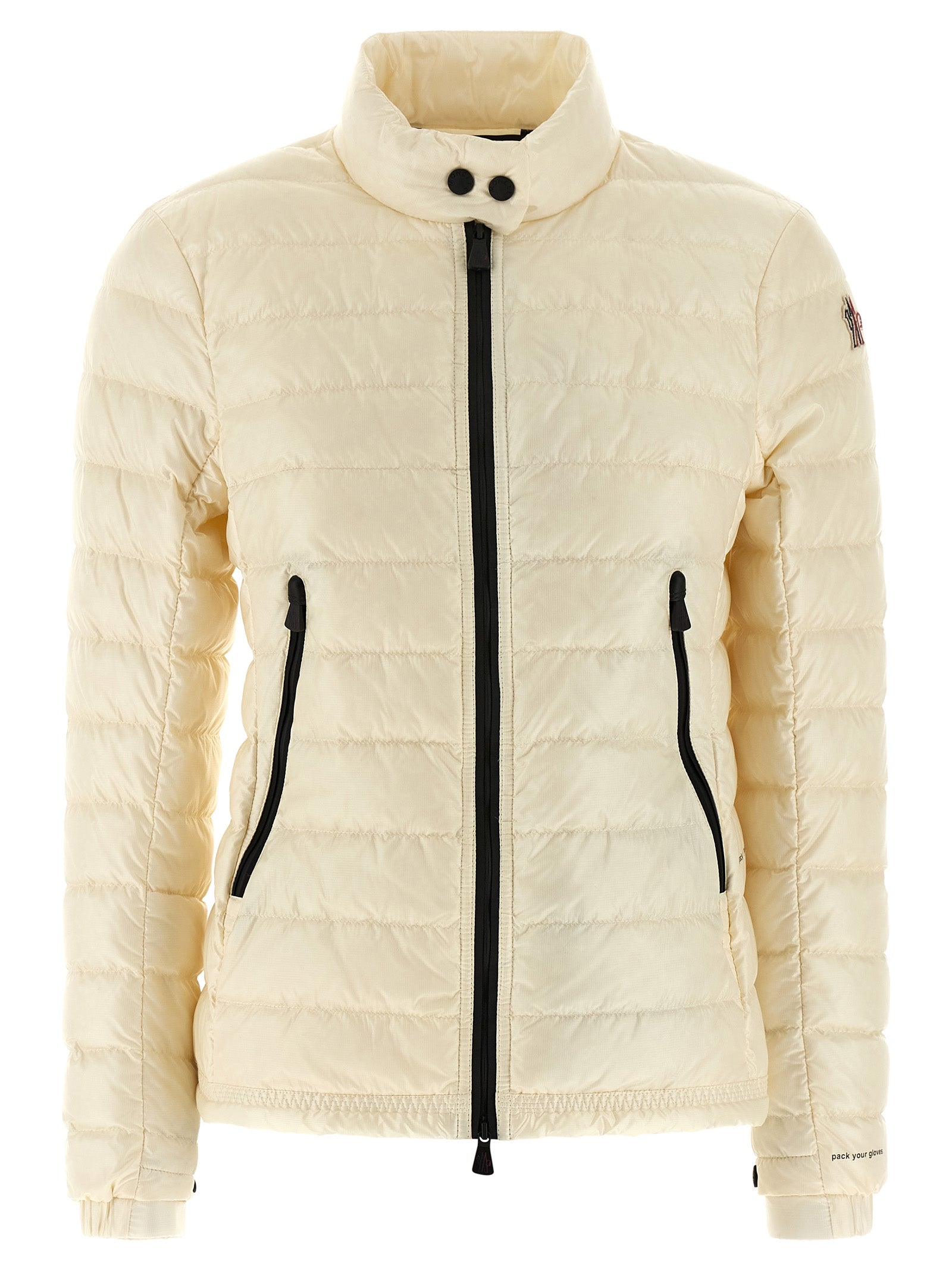 Moncler Grenoble White Polyamide Full-Length Jacket Moncler Grenoble