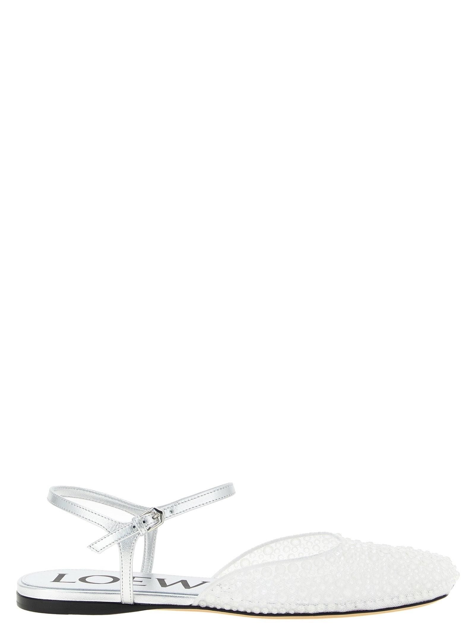 Loewe White Polyamide Ballet Flats Loewe