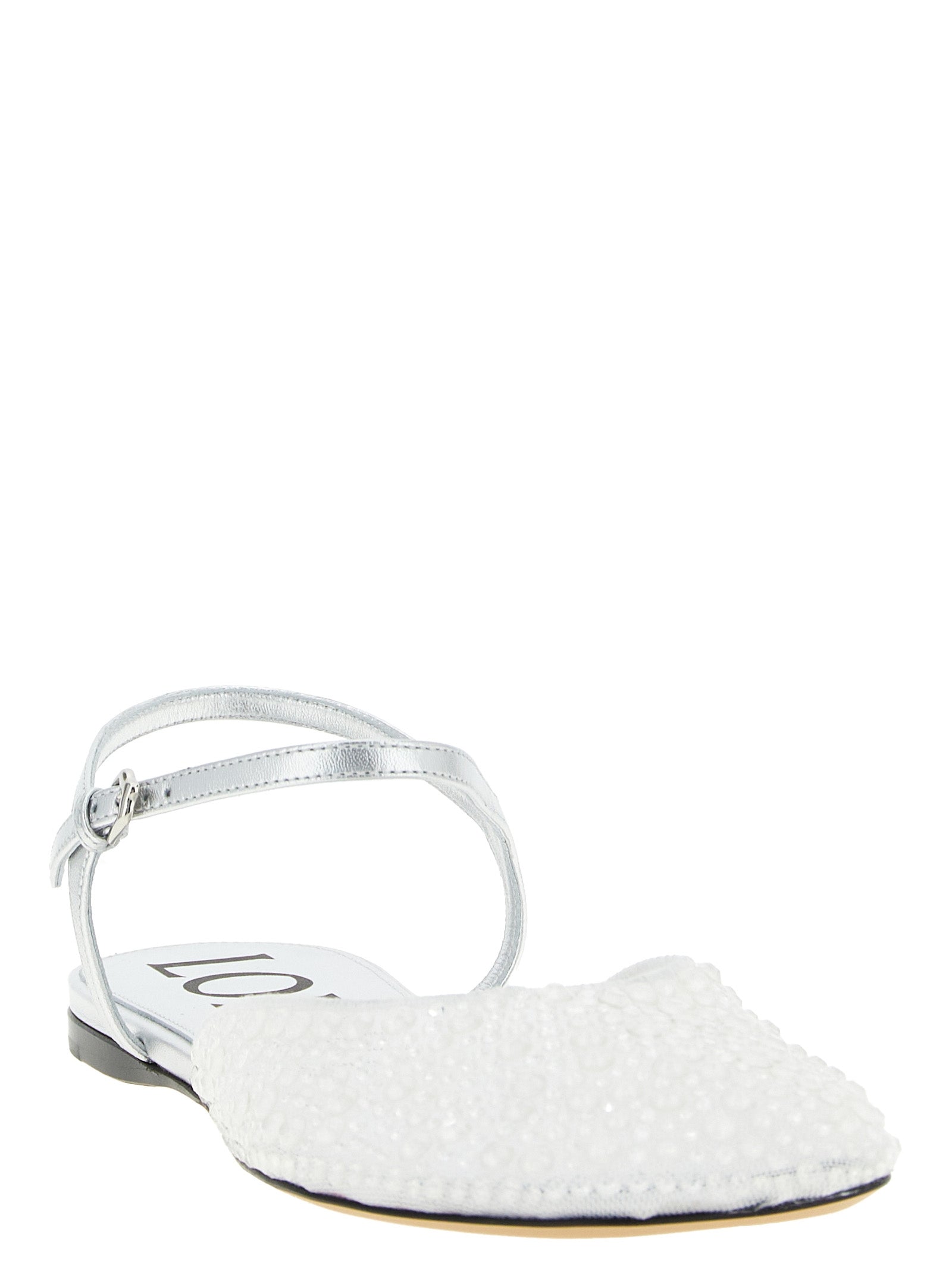 Loewe White Polyamide Ballet Flats Loewe