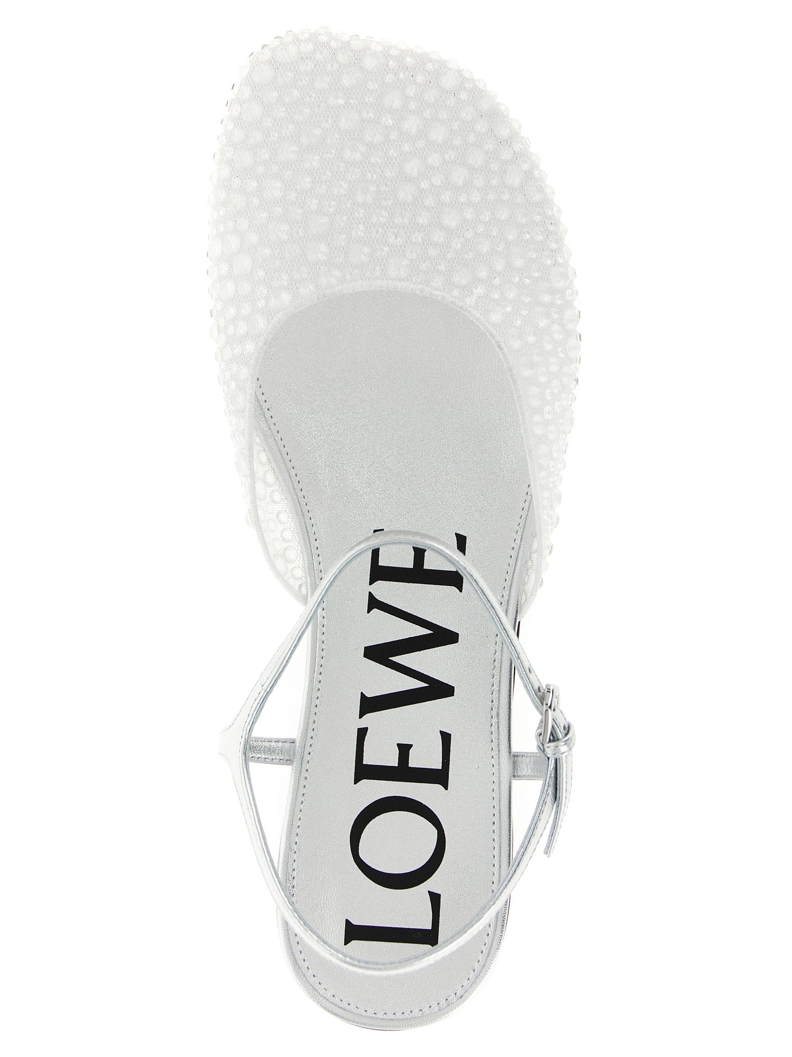Loewe White Polyamide Ballet Flats Loewe