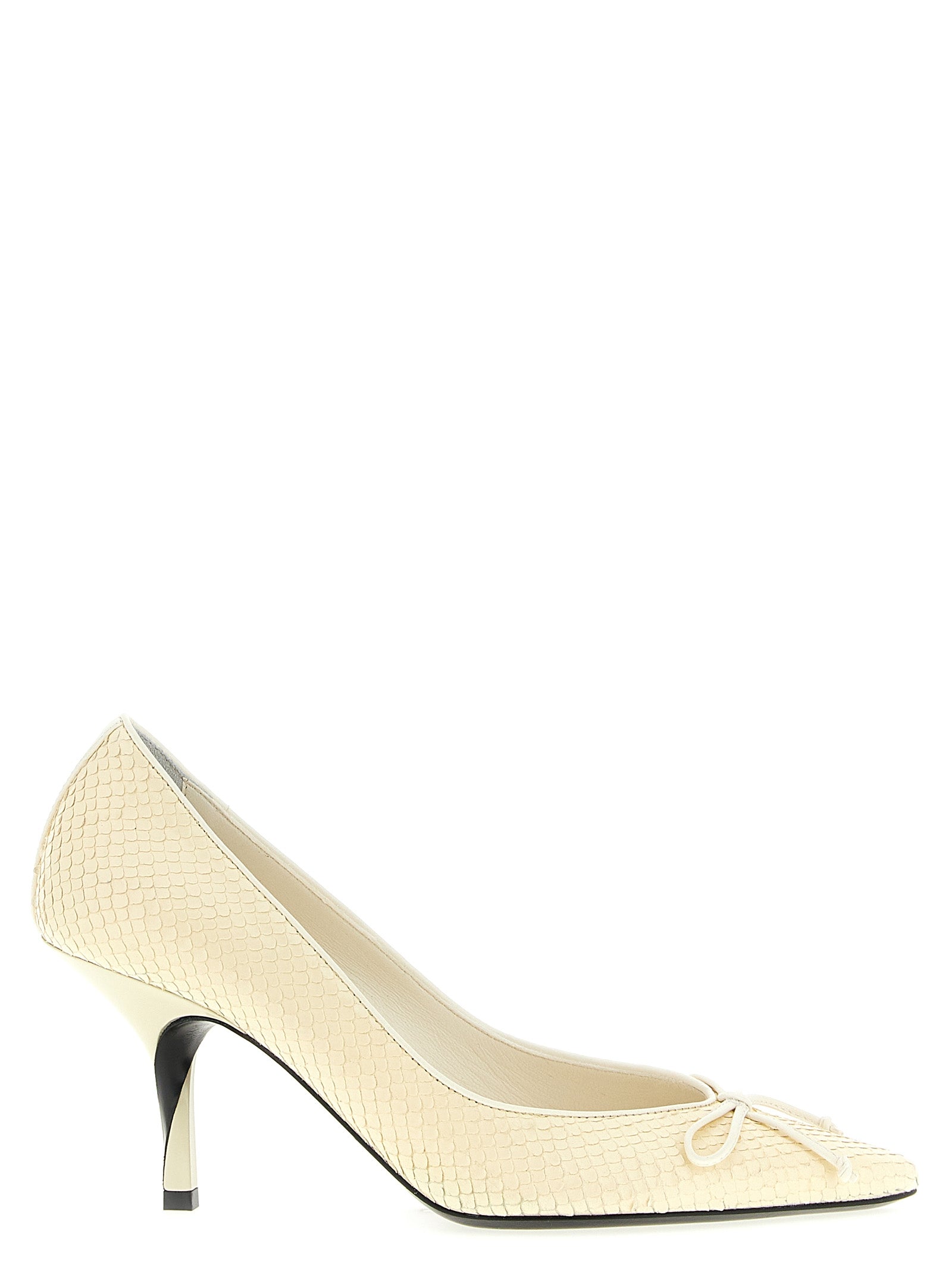 Jacquemus Beige Calfskin High Heel Pumps Jacquemus