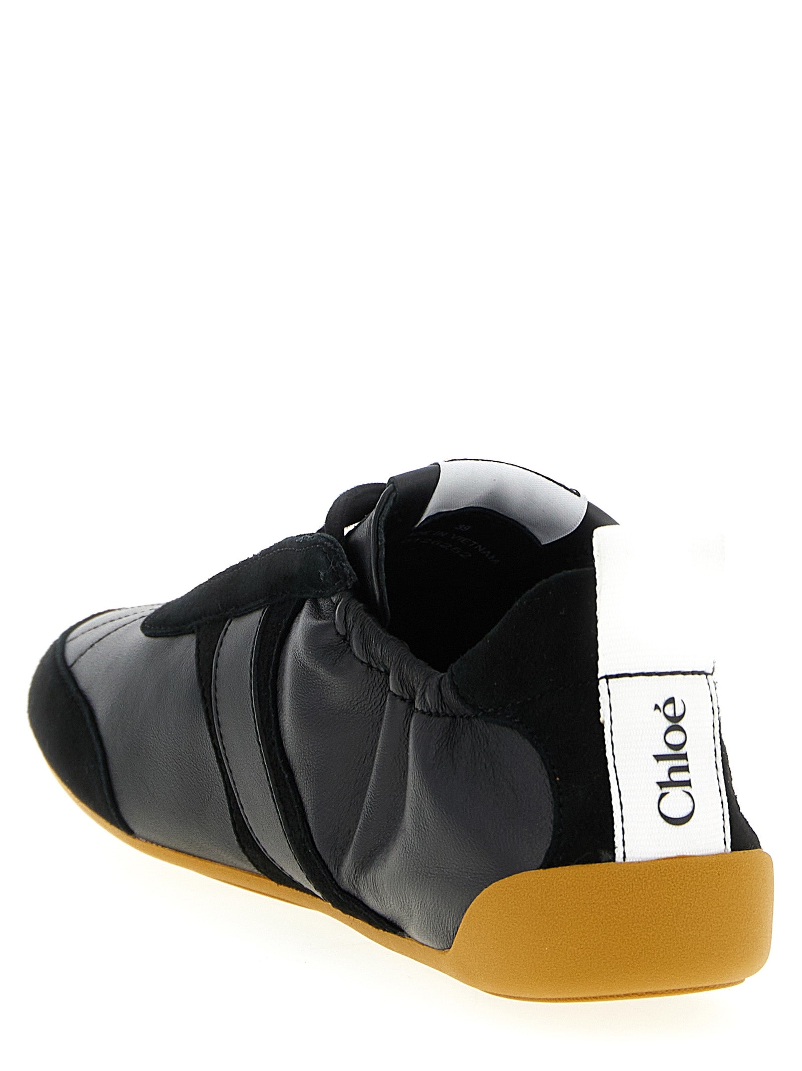 Chloé Black Polyester Athletic Sneakers Chloé