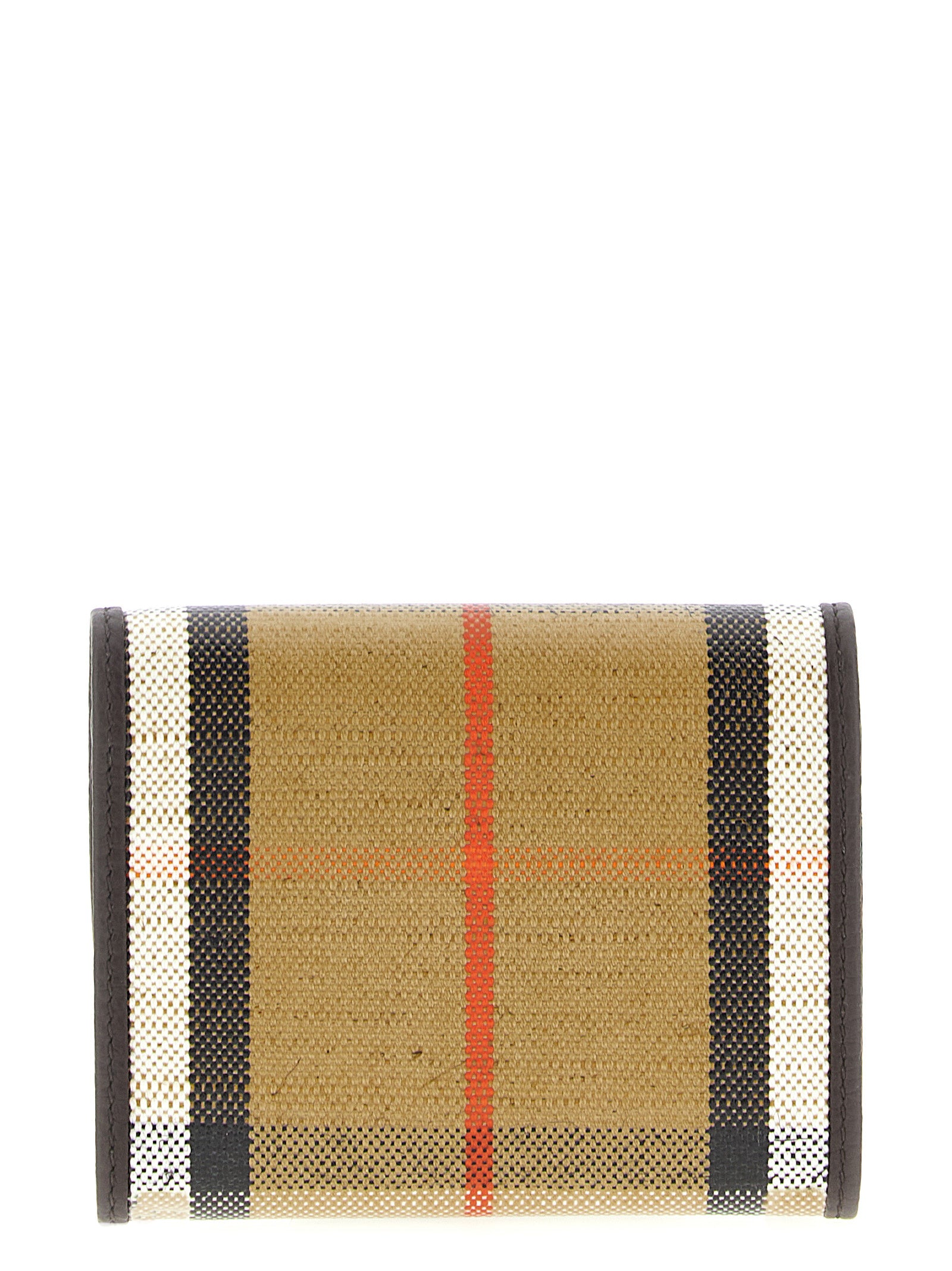 Burberry Beige Cotton Cardholder Burberry