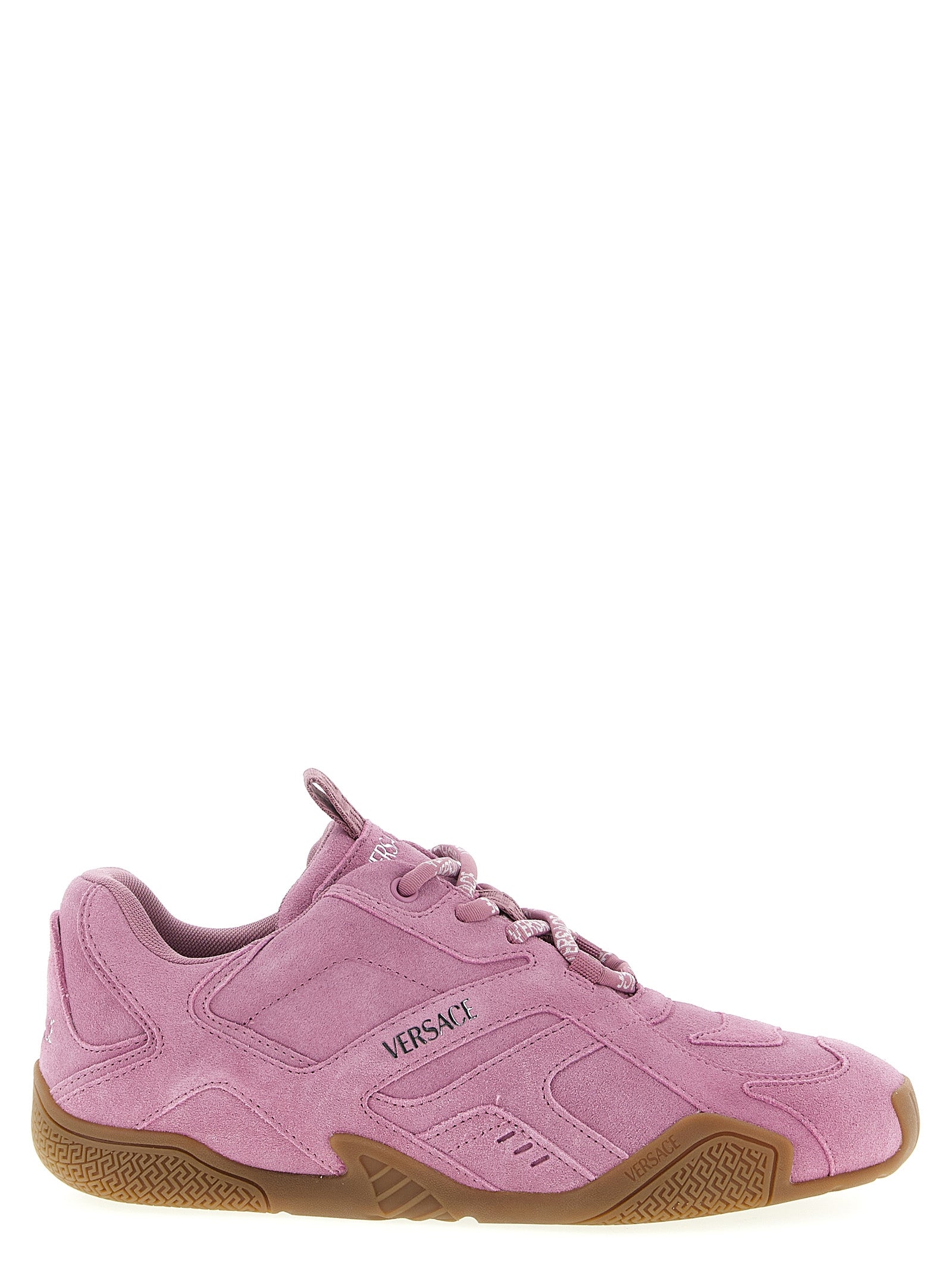 Versace Multicolor Calfskin Athletic Sneakers Versace