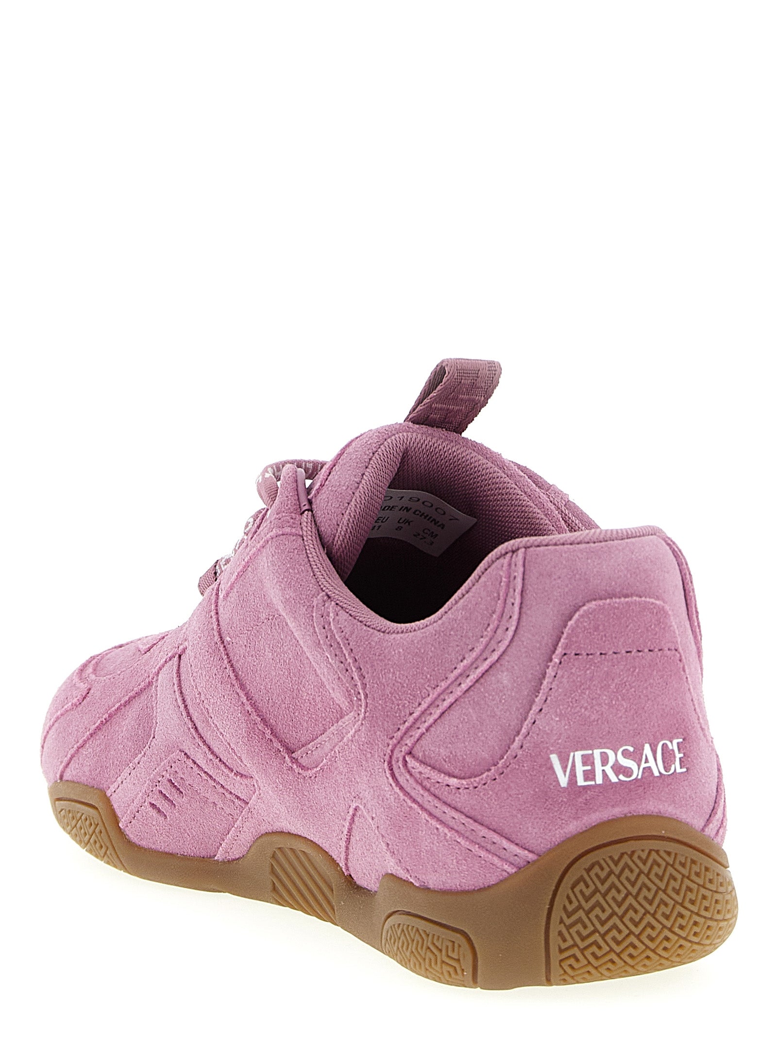 Versace Multicolor Calfskin Athletic Sneakers Versace