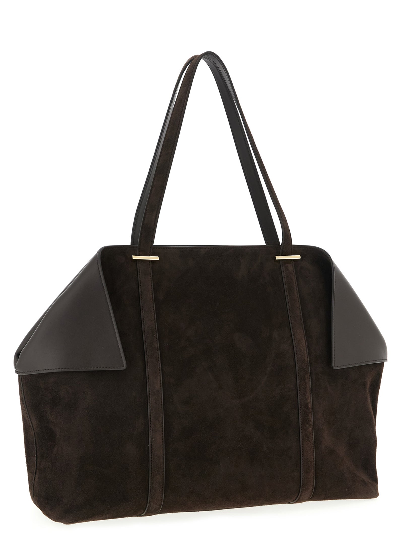 Ferragamo Brown Goatskin Shoulder Bag Ferragamo