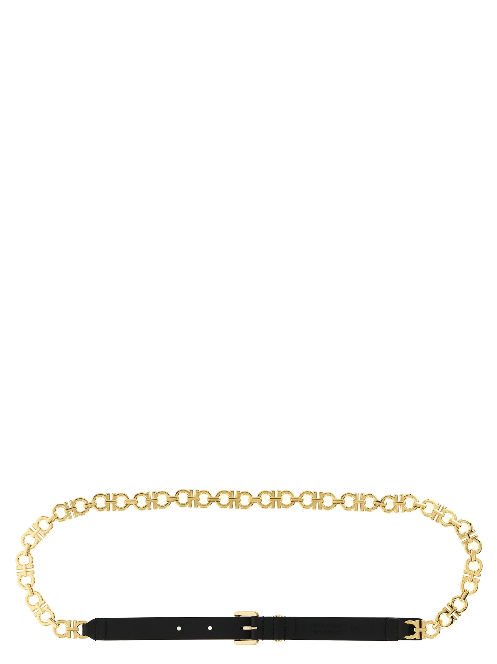 Ferragamo Black Calfskin Belt Ferragamo