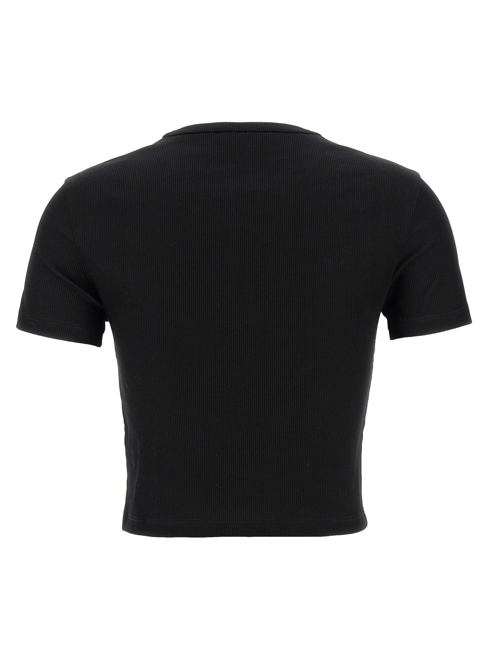 Fendi Black Cotton T-Shirt Fendi