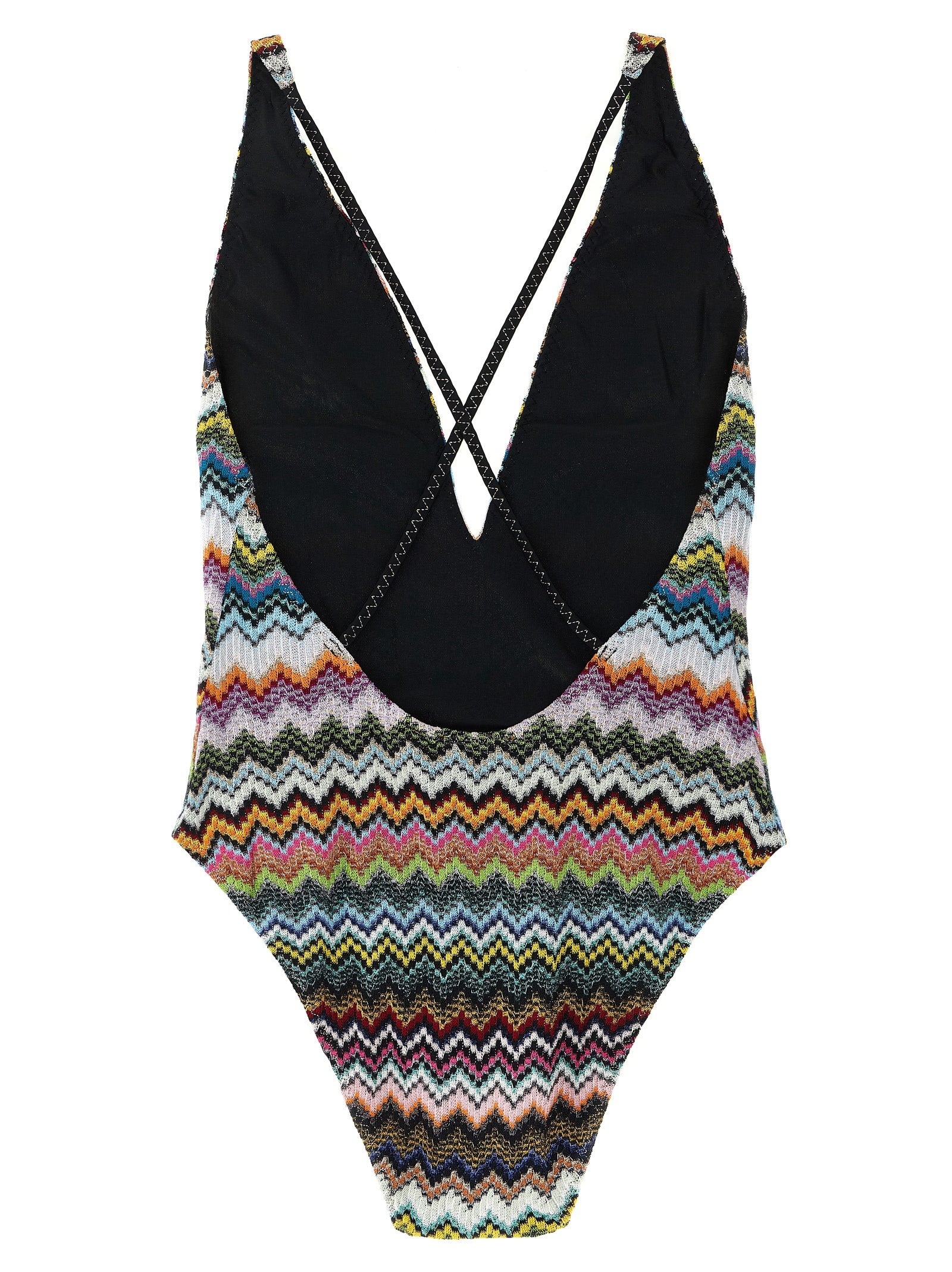 Missoni Multicolor Viscose One-Piece Swimsuit Missoni