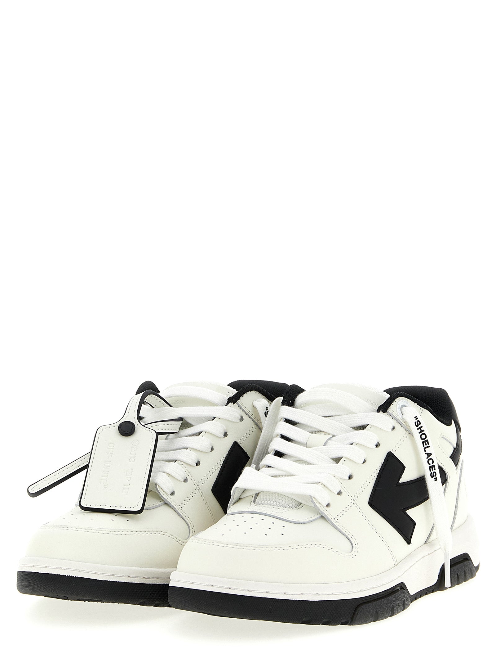 Off-White Bicolor Calfskin Low Top Sneakers Off-White