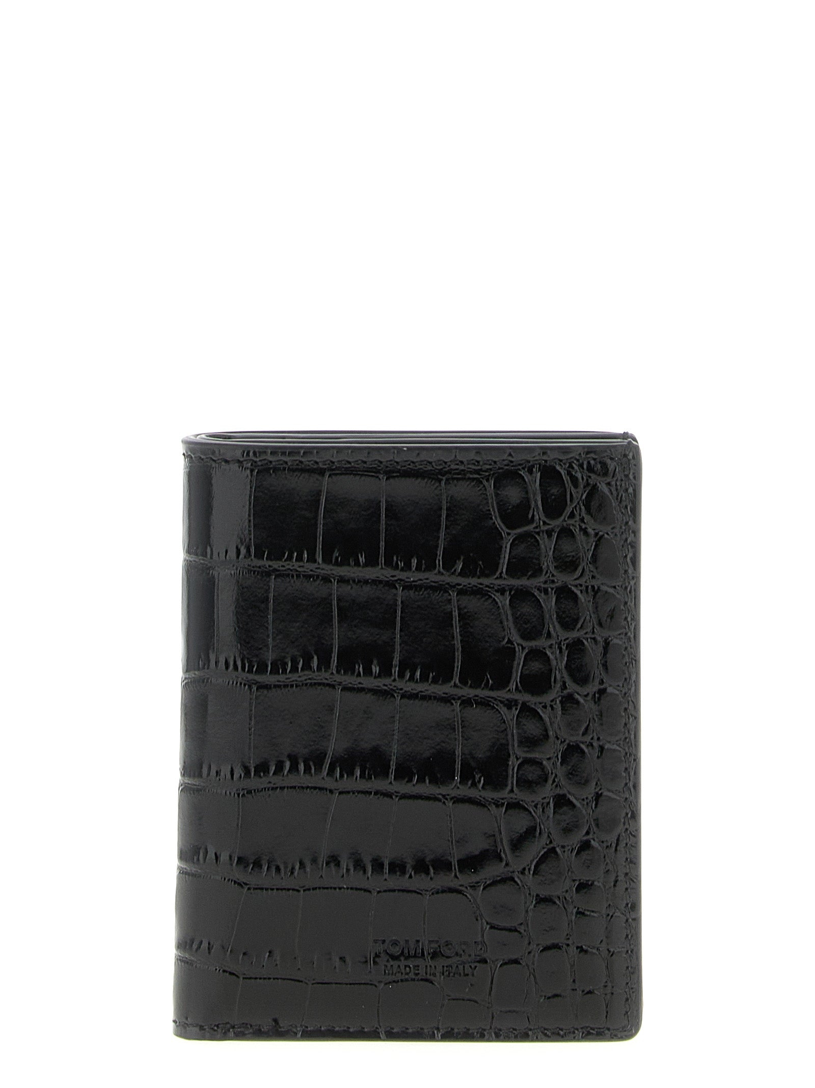 Tom Ford Black Calfskin Cardholder Tom Ford