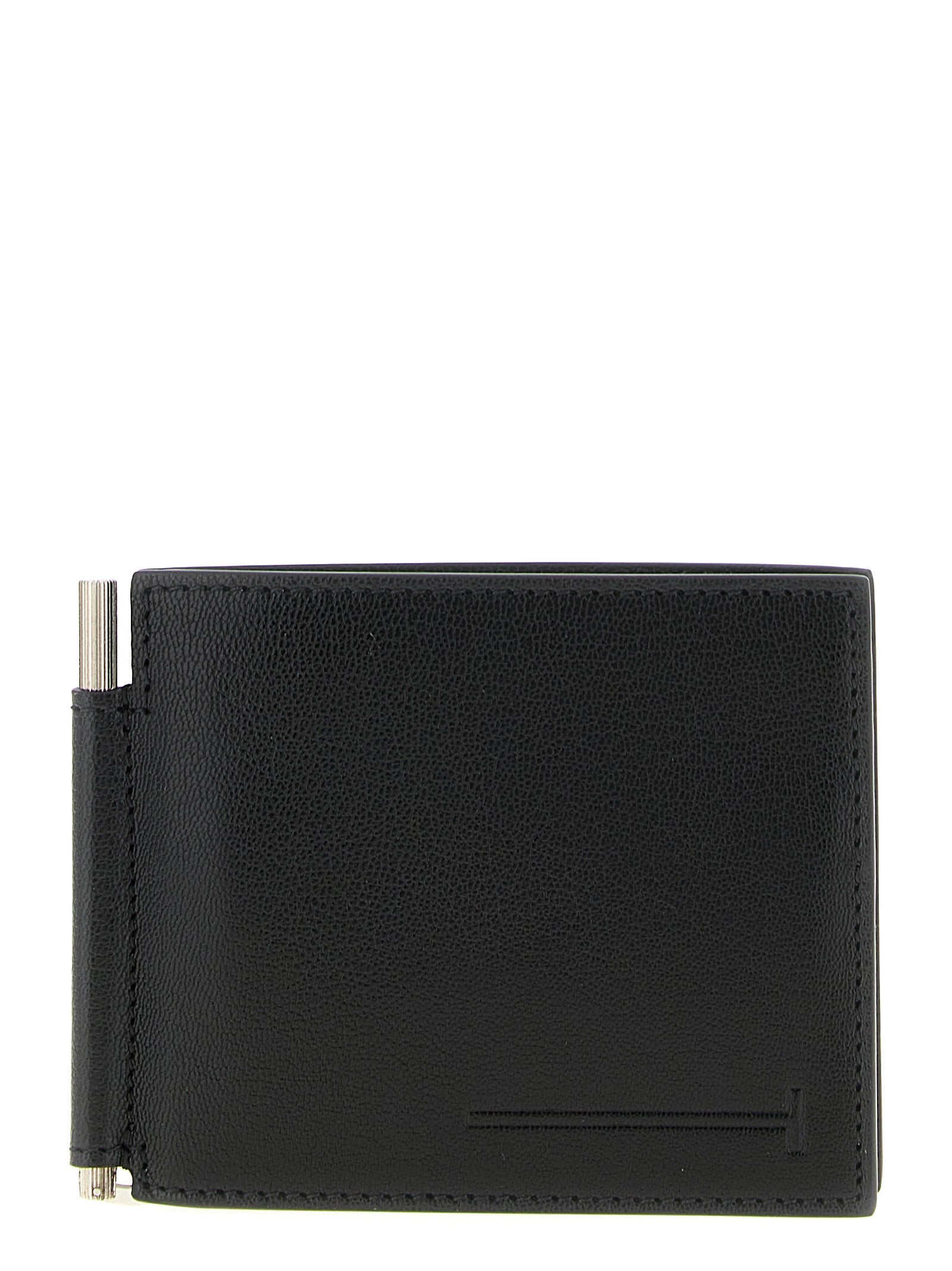Tom Ford Black Goatskin Money Clip Tom Ford