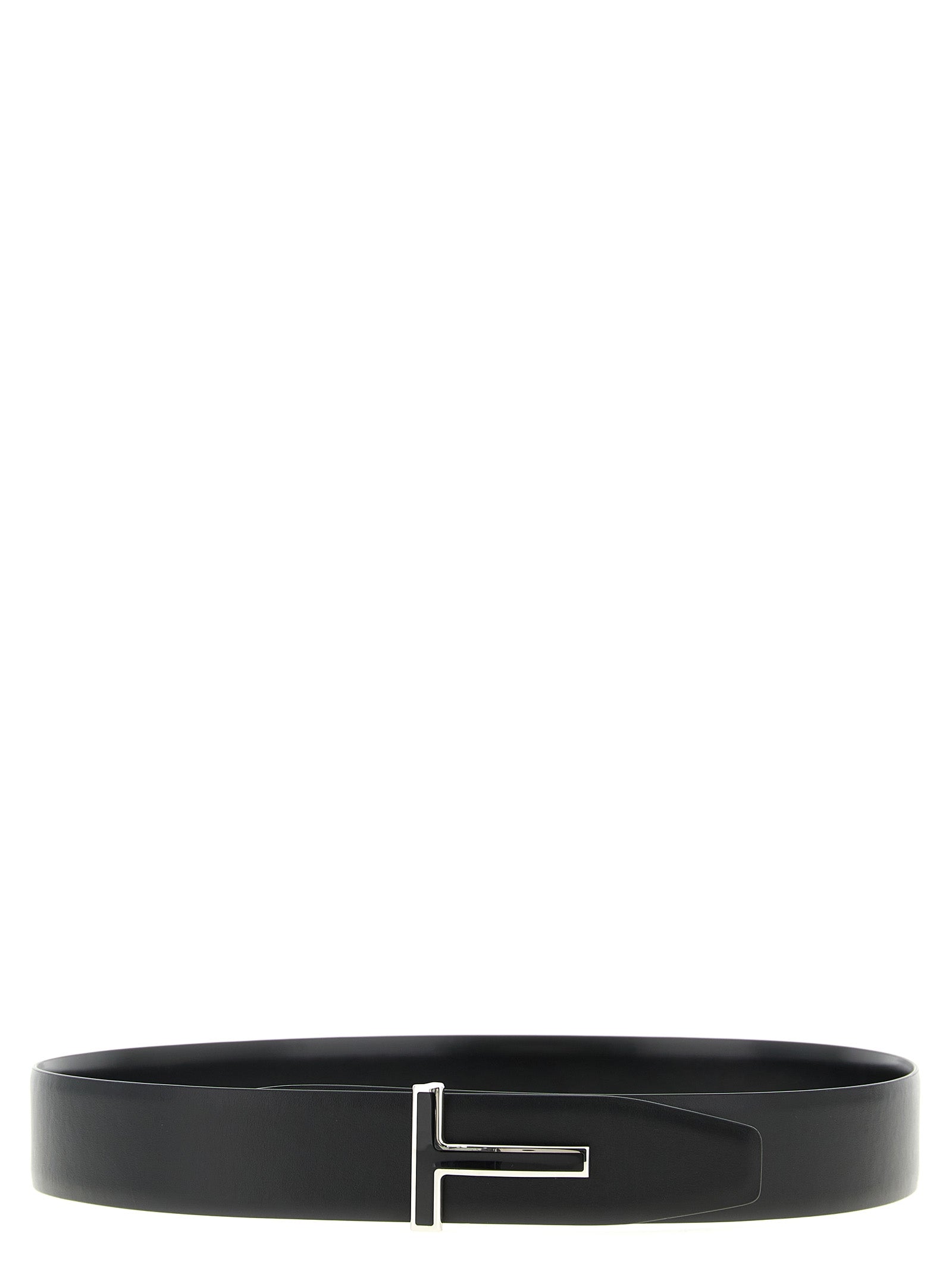 Tom Ford Black Calfskin Regular Belt Tom Ford