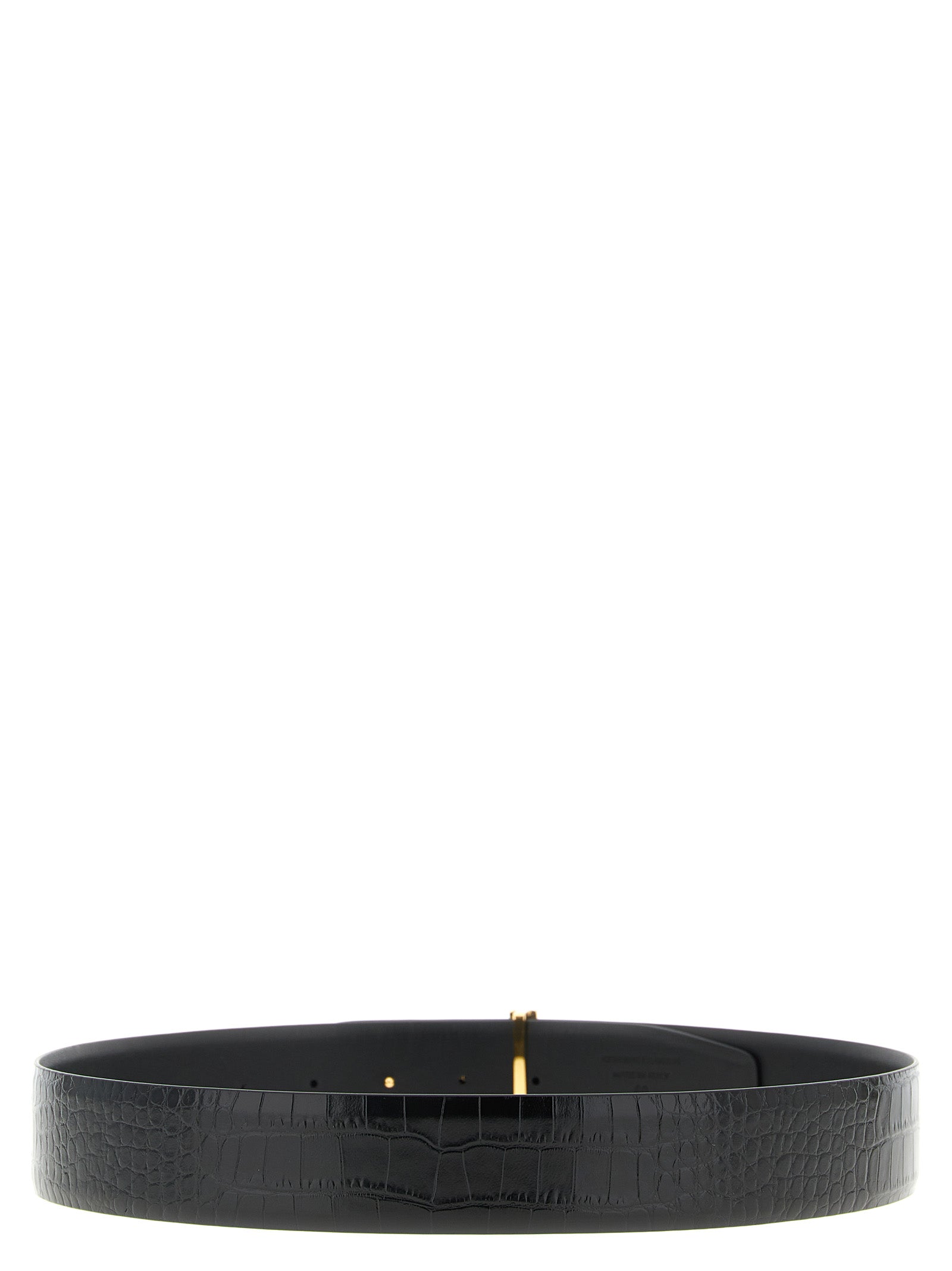 Tom Ford Black Calfskin Regular Belt Tom Ford