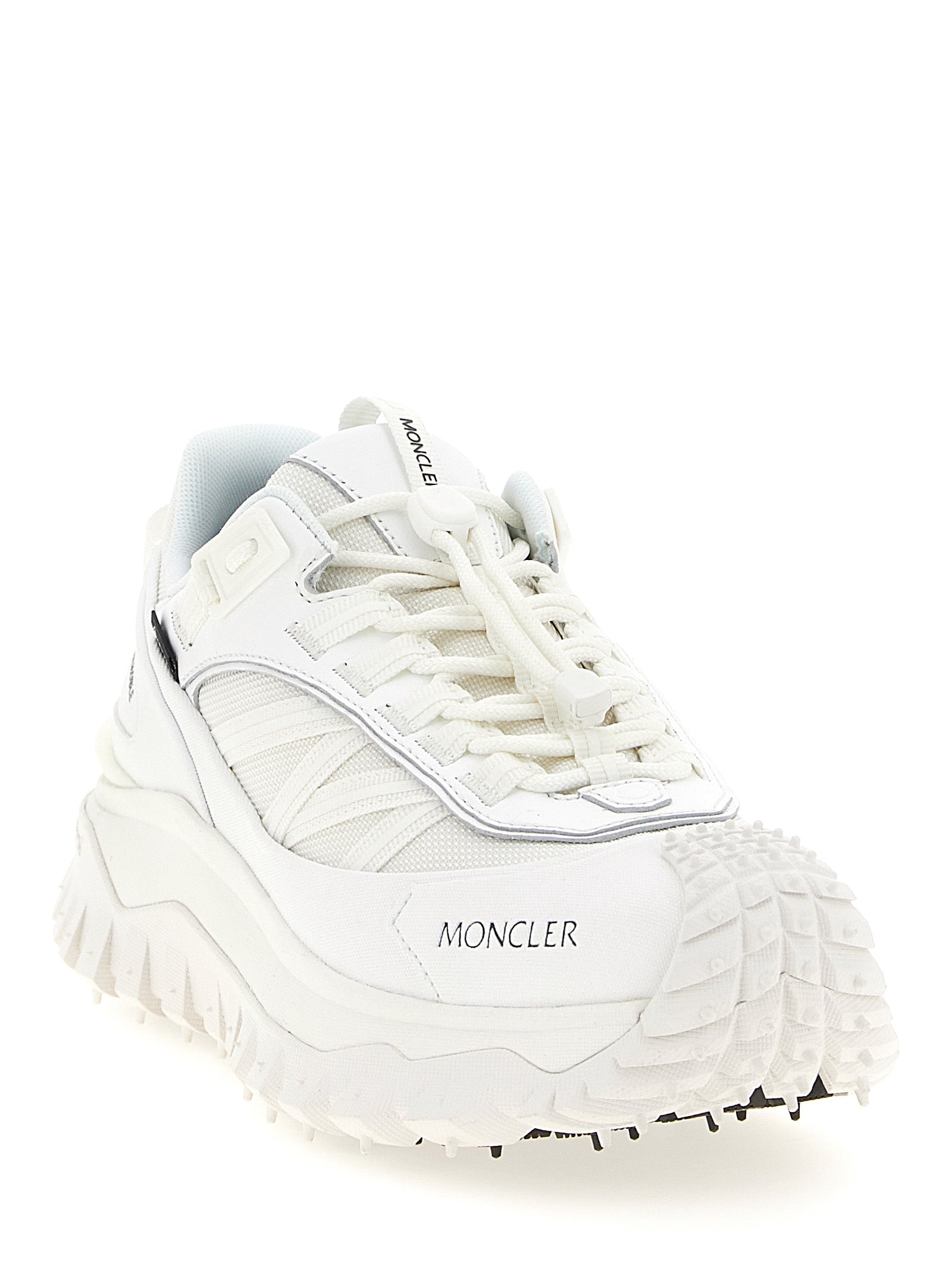 Moncler White Polyamide Athletic Sneakers Moncler