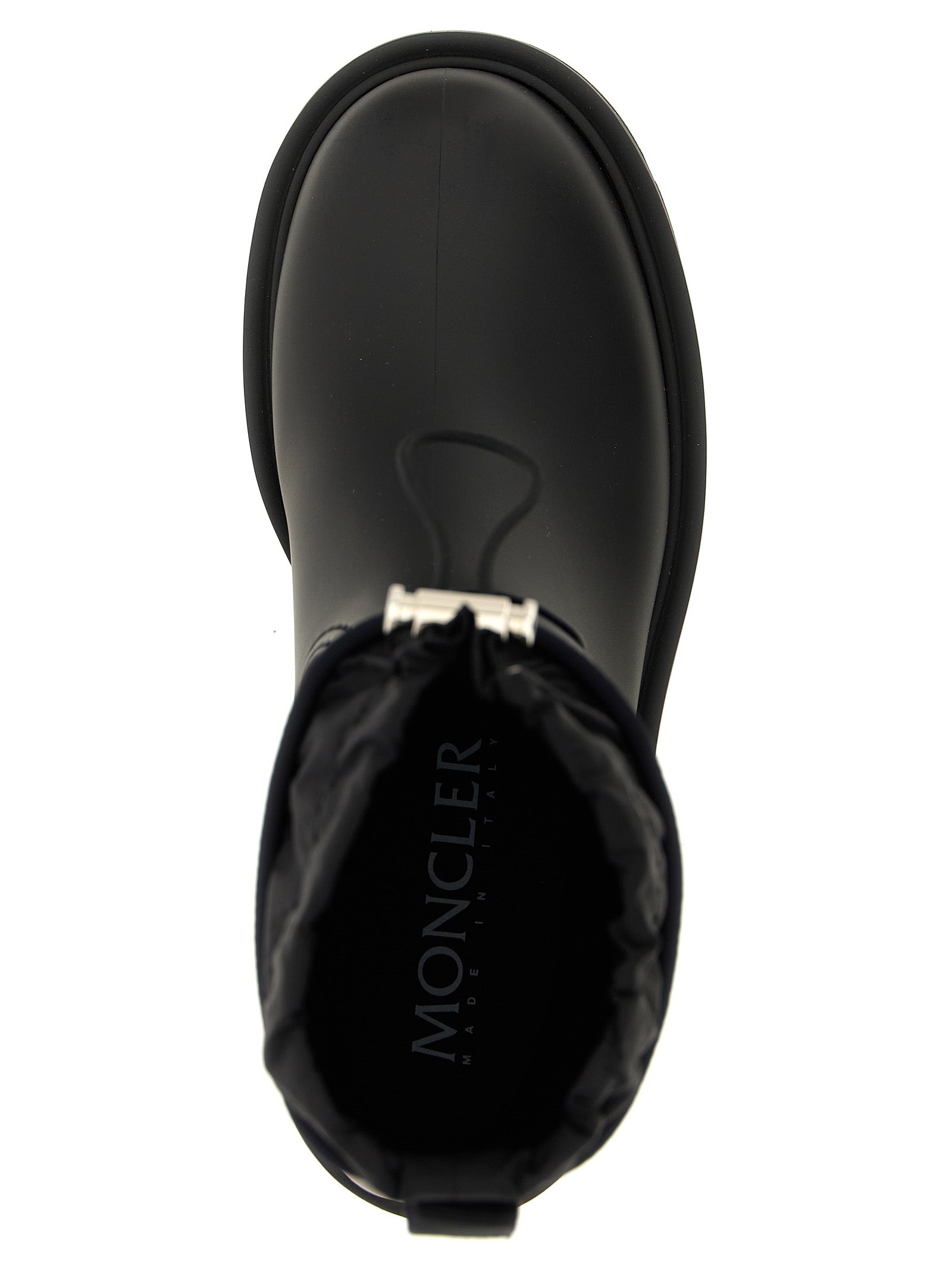 Moncler Black Pvc Ankle Boots Moncler