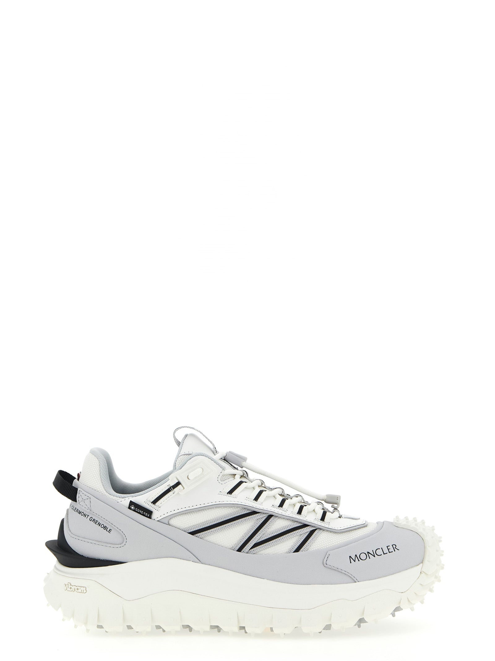 Moncler Gray Polyamide Athletic Sneakers Moncler