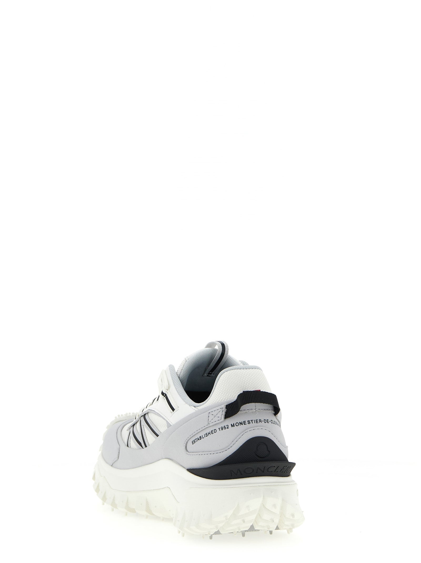 Moncler Gray Polyamide Athletic Sneakers Moncler
