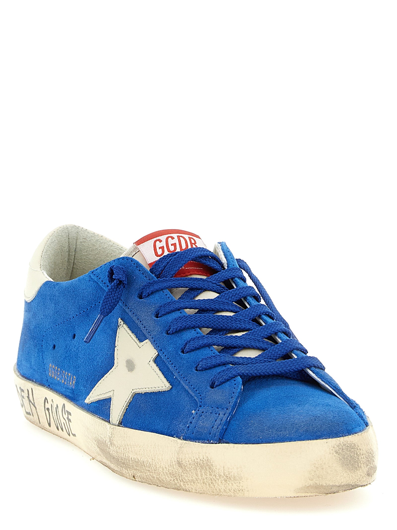 Golden Goose Blue Cowhide Athletic Sneakers Golden Goose