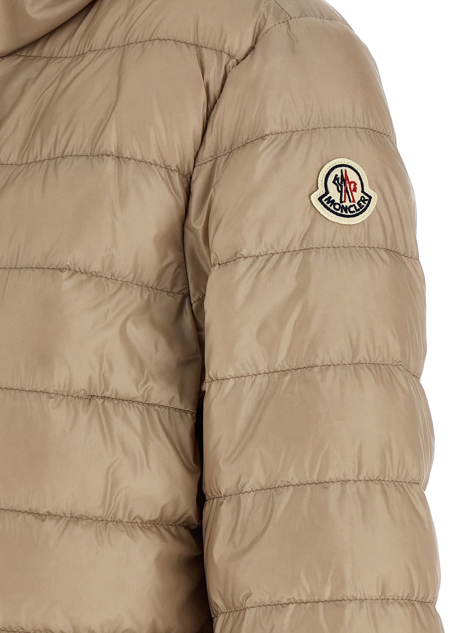 Moncler Beige Polyamide Full-Length Jacket Moncler