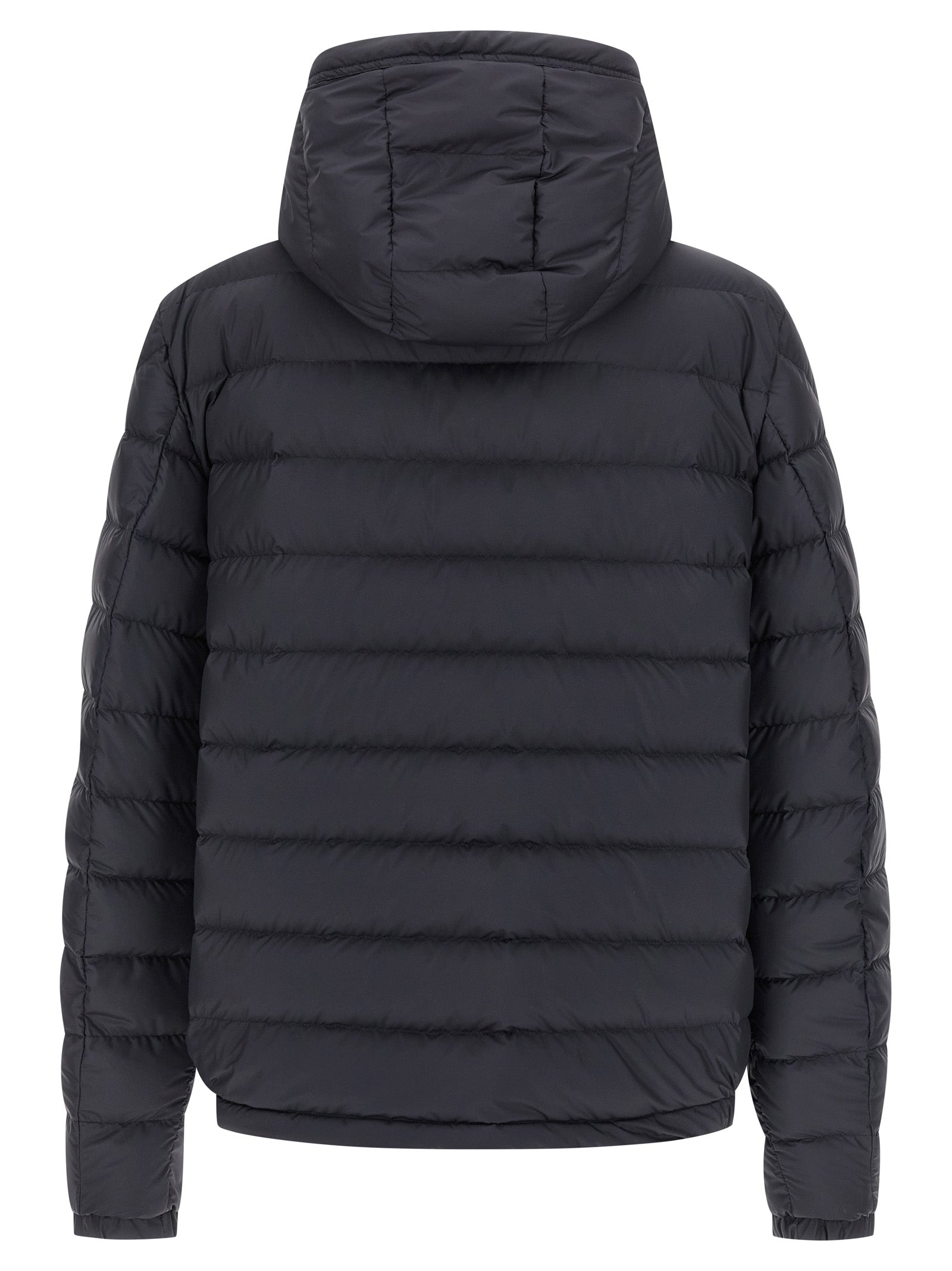 Moncler Blue Polyester Full-Length Jacket Moncler
