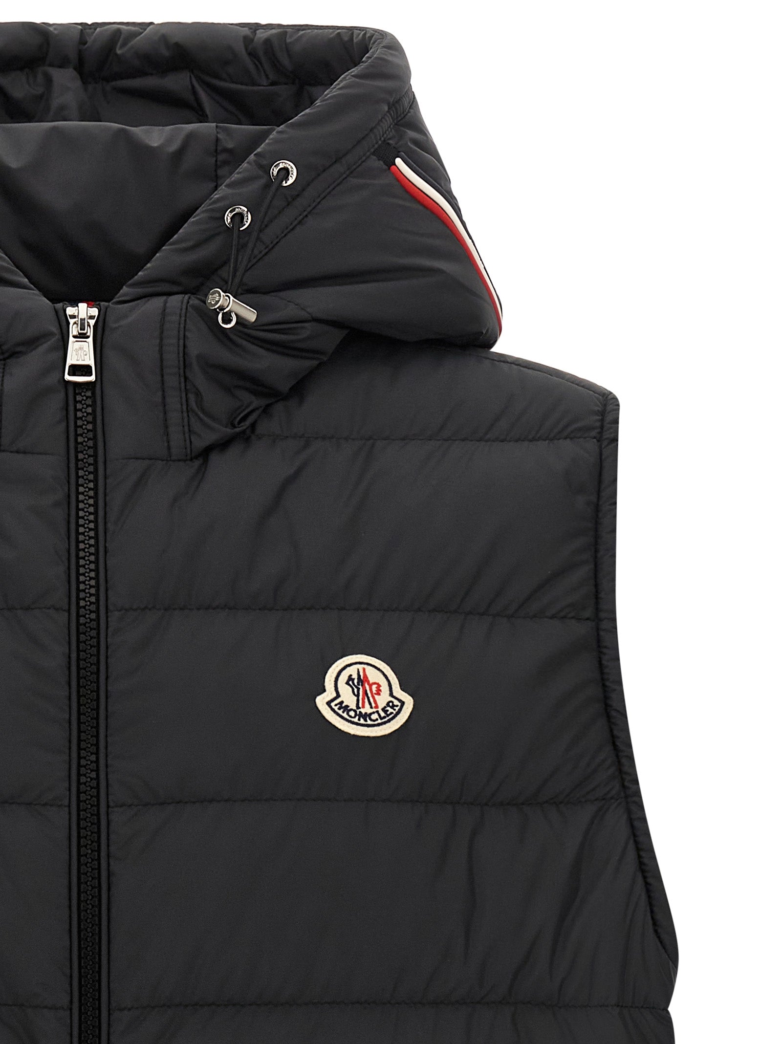Moncler Black Polyester Sleeveless Jacket Moncler