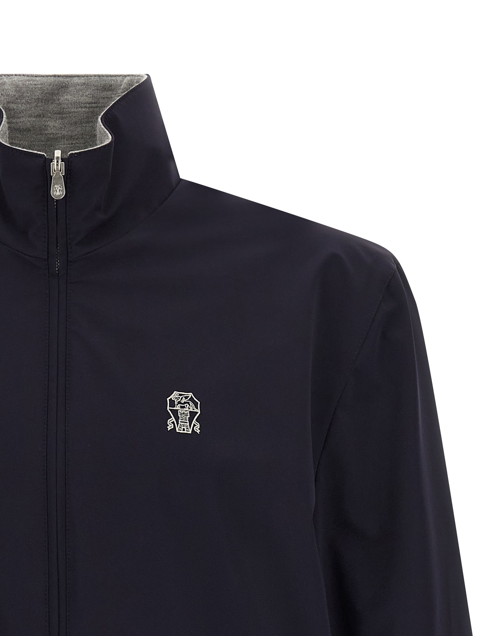 Brunello Cucinelli Multicolor Polyamide Shell Jacket Brunello Cucinelli