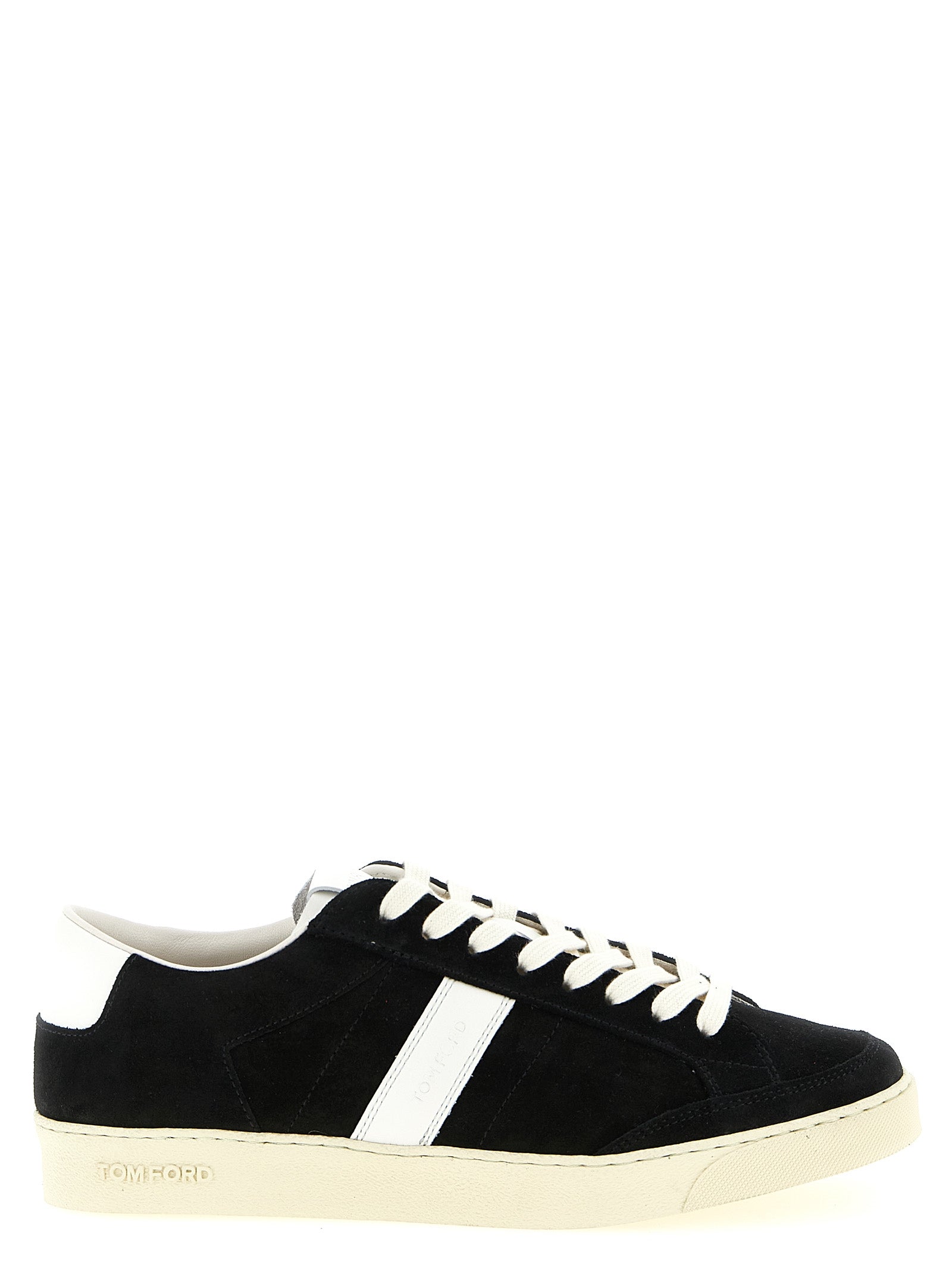 Tom Ford Bicolor Leather Low Top Sneakers Tom Ford