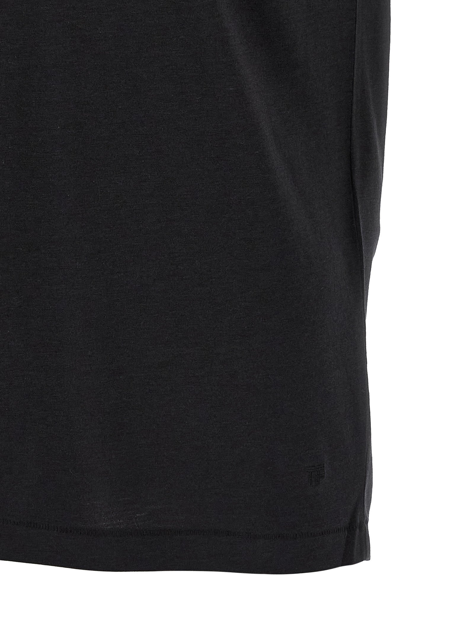 Tom Ford Black Lyocell T-Shirt Tom Ford