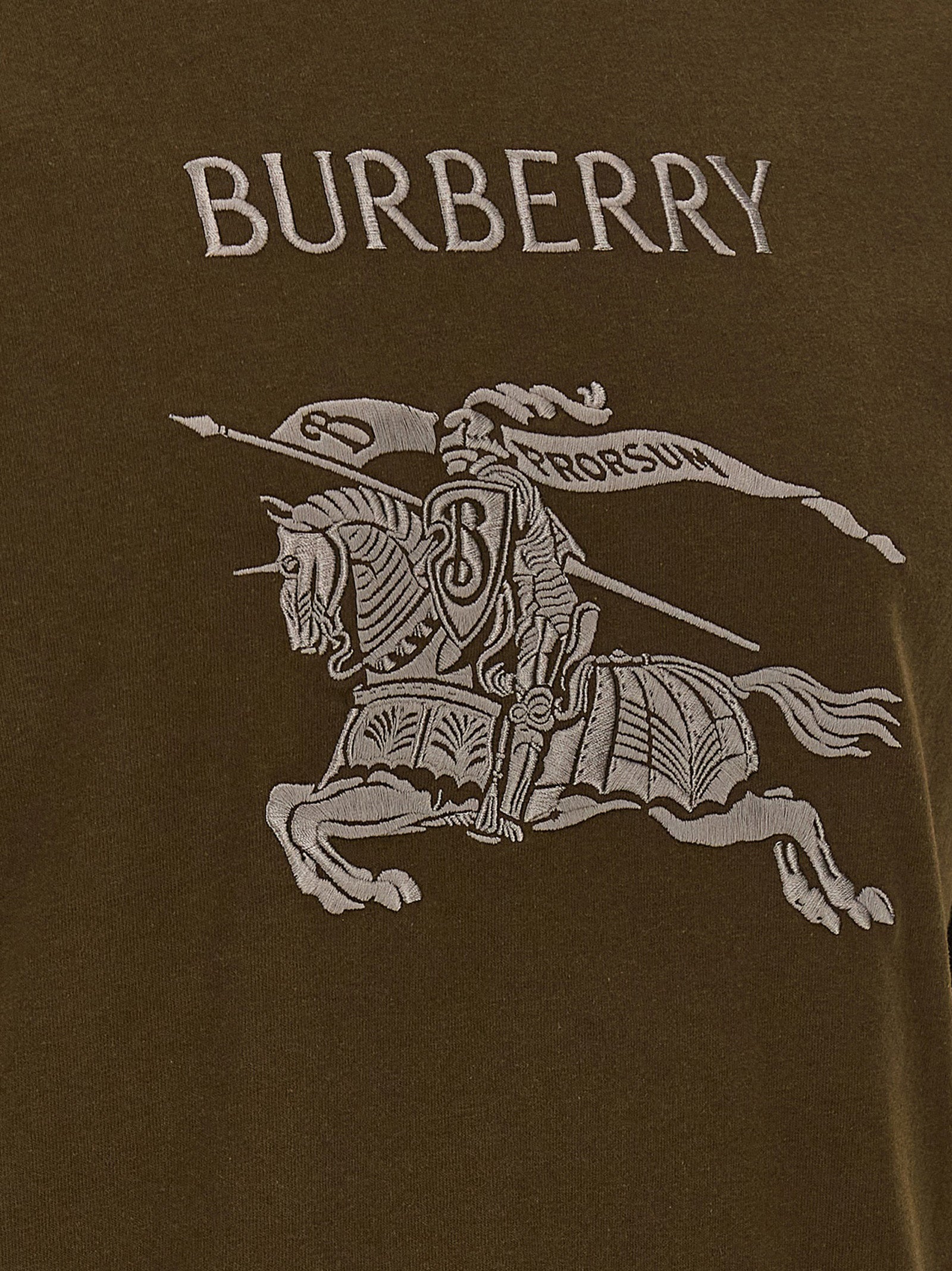 Burberry Bicolor Cotton T-Shirt Burberry