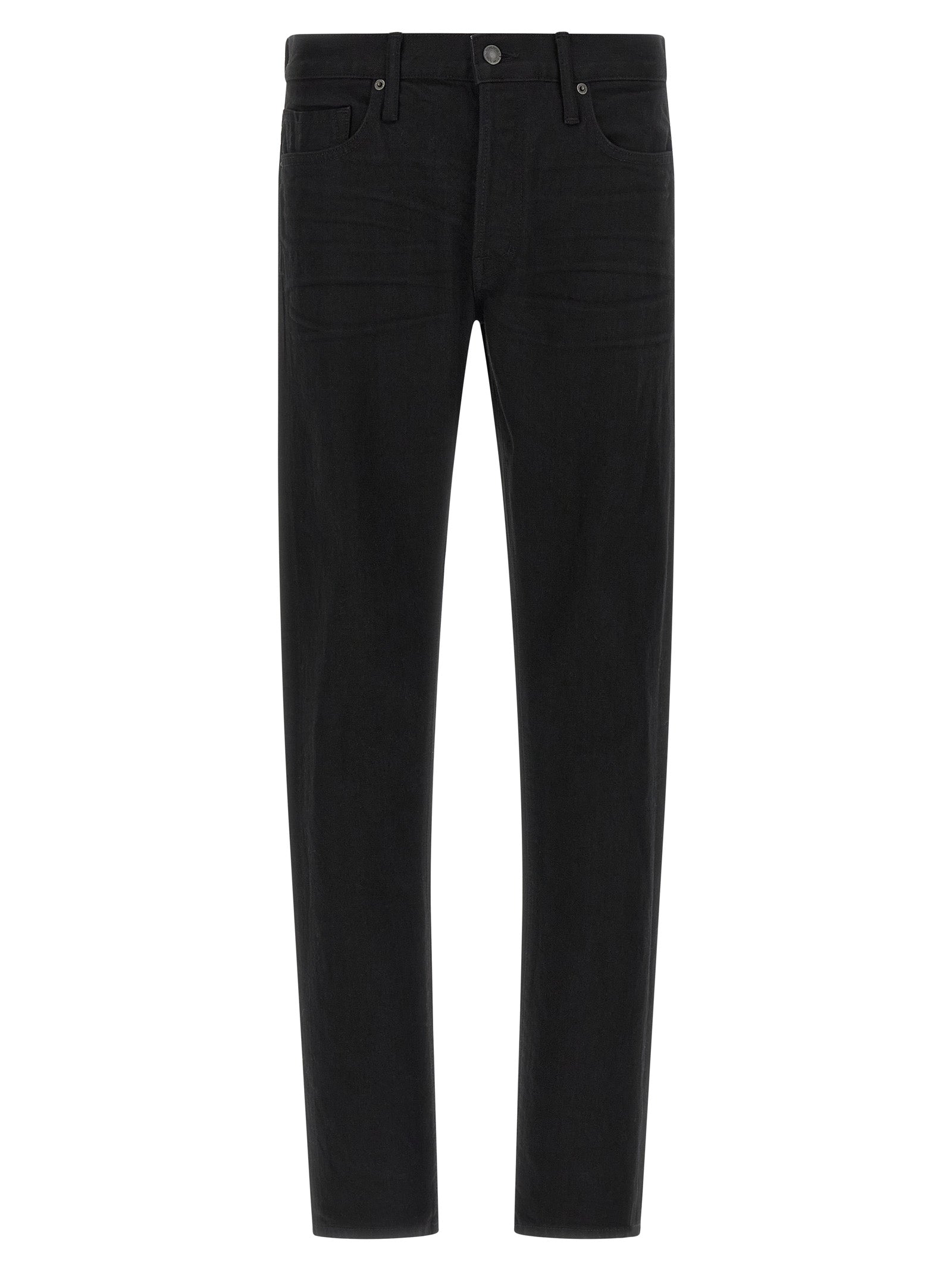 Tom Ford Black Cotton Straight-Leg Jeans Tom Ford