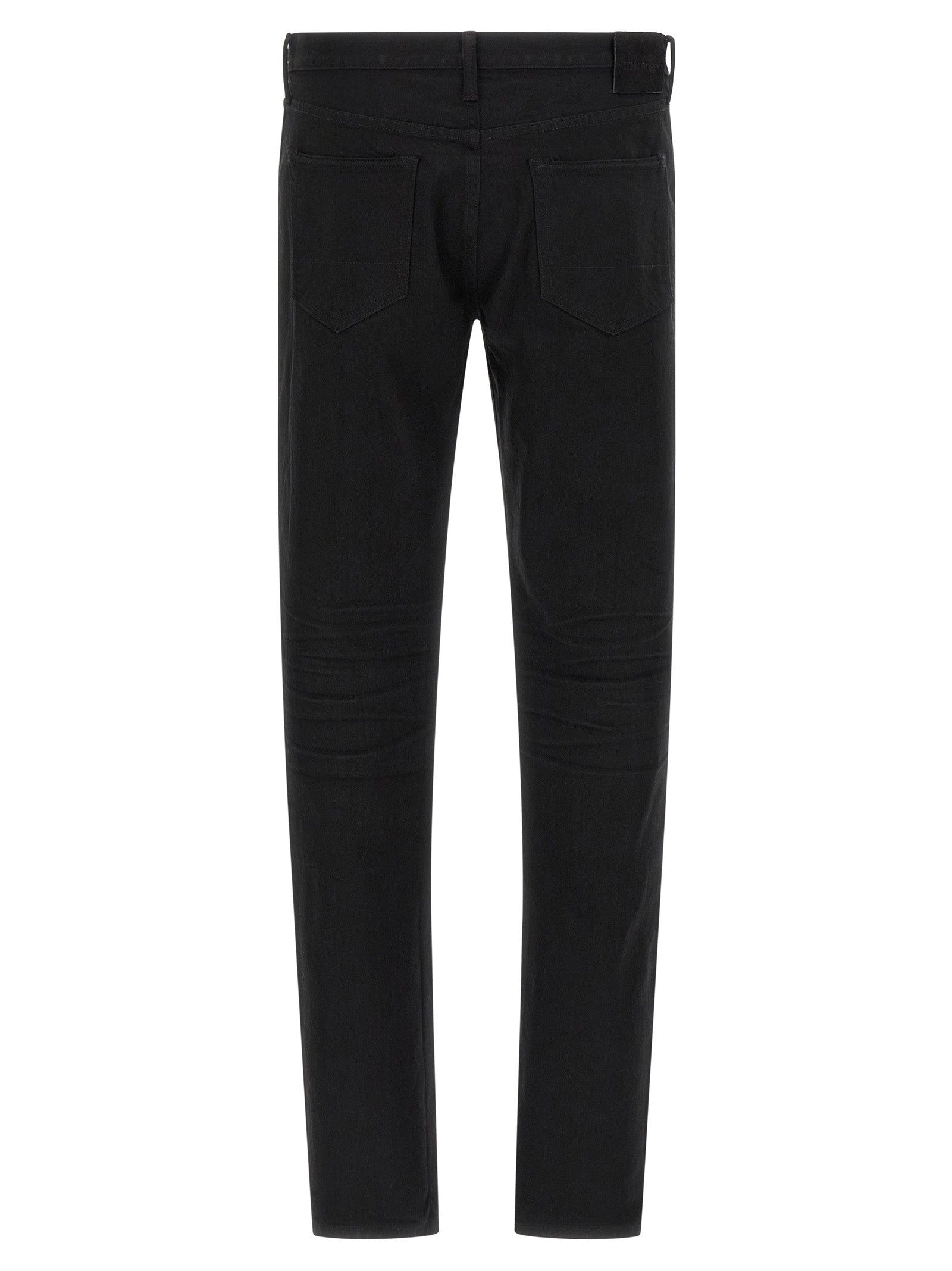 Tom Ford Black Cotton Straight-Leg Jeans Tom Ford