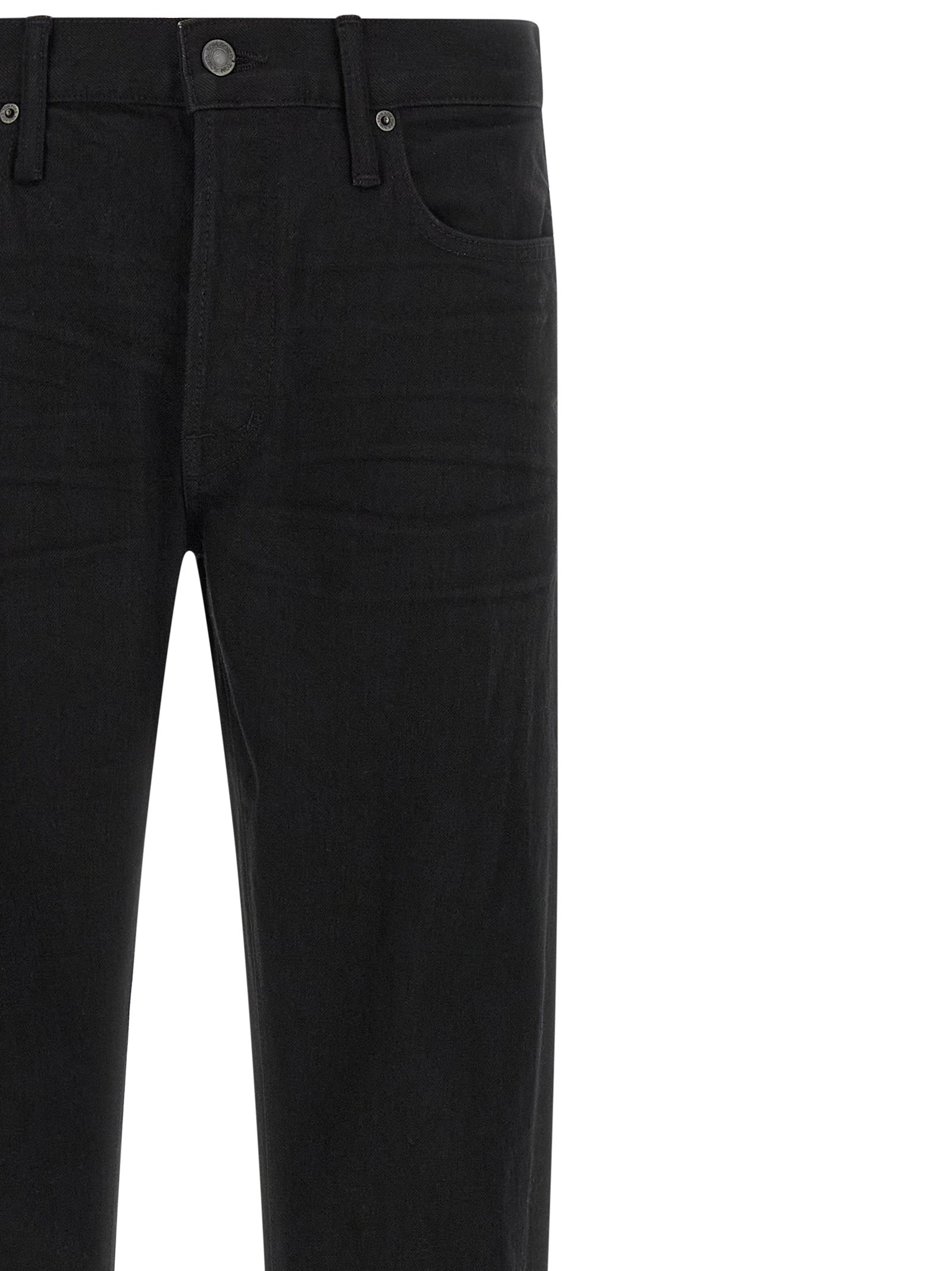 Tom Ford Black Cotton Straight-Leg Jeans Tom Ford