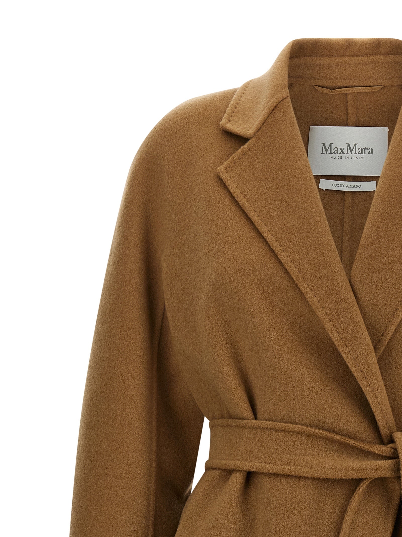 Max Mara Beige Cashmere Coat Max Mara