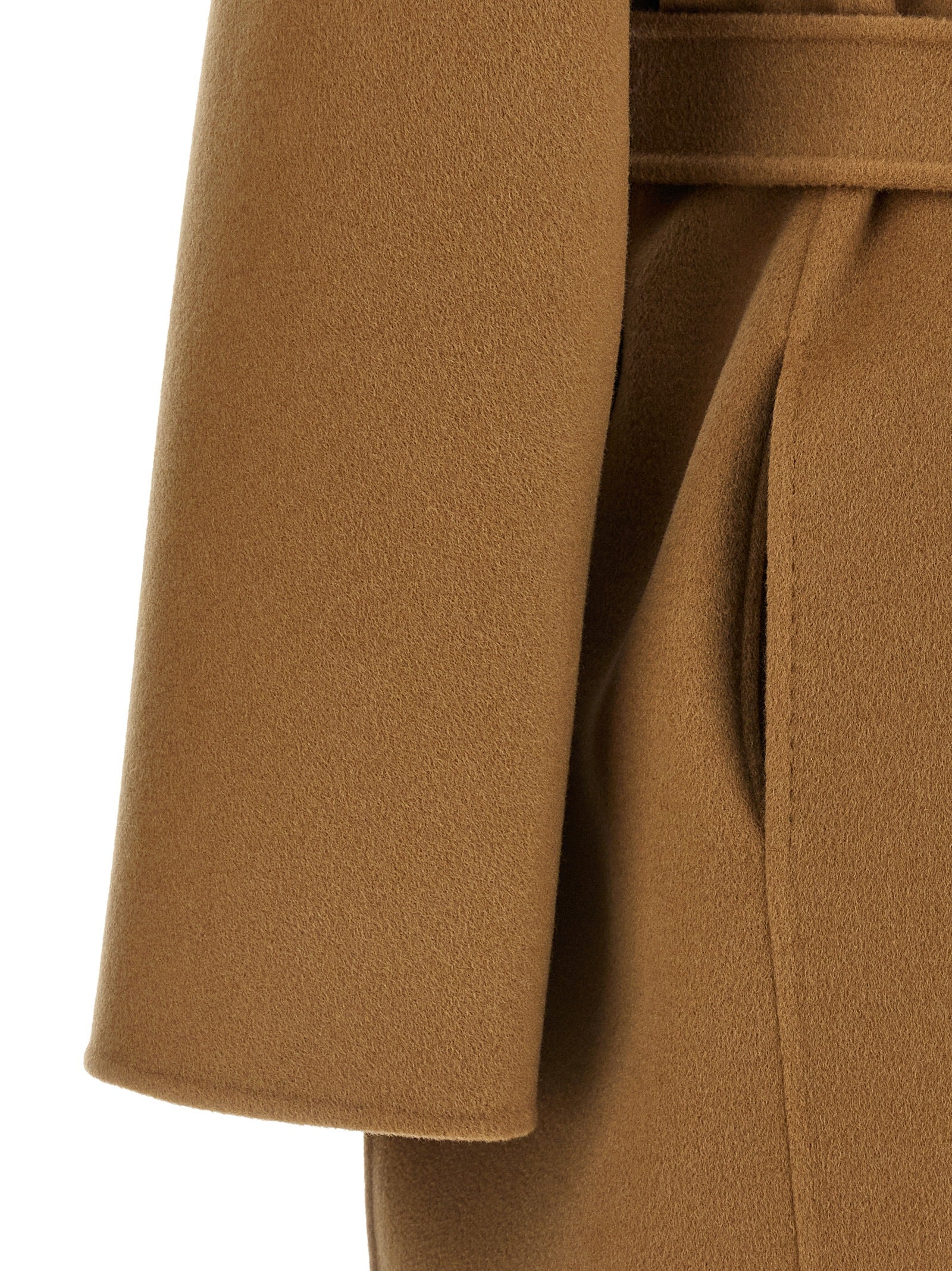 Max Mara Beige Cashmere Coat Max Mara