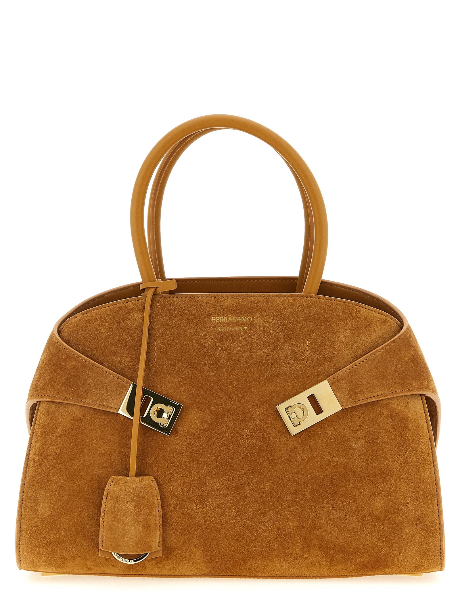 Ferragamo Beige Goatskin Handbag Ferragamo